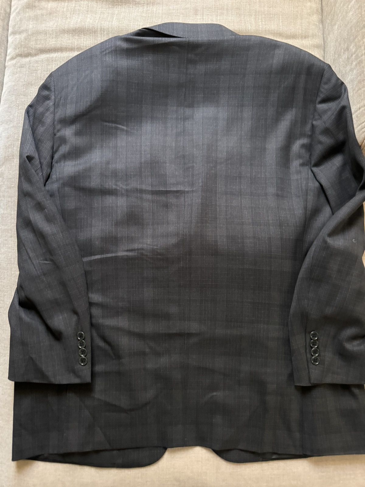Canali Canali Made in Italy Subtle Prince of Wales Wool Suit $1995 Size 48R - 10 Thumbnail