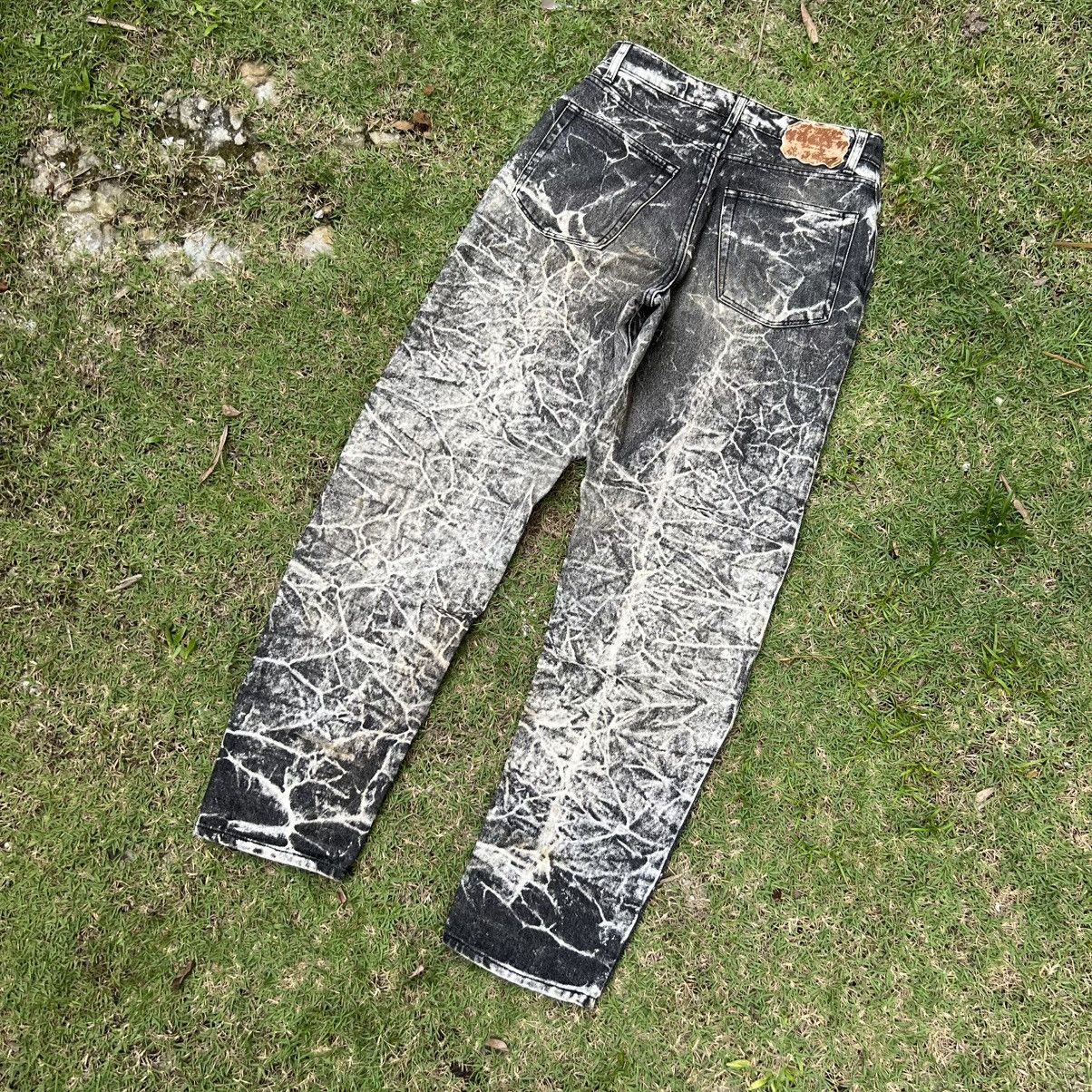 Japanese Brand “BOBSON” ACID WASH GREY JEANS Size US 28 / EU 44 - 11 Thumbnail