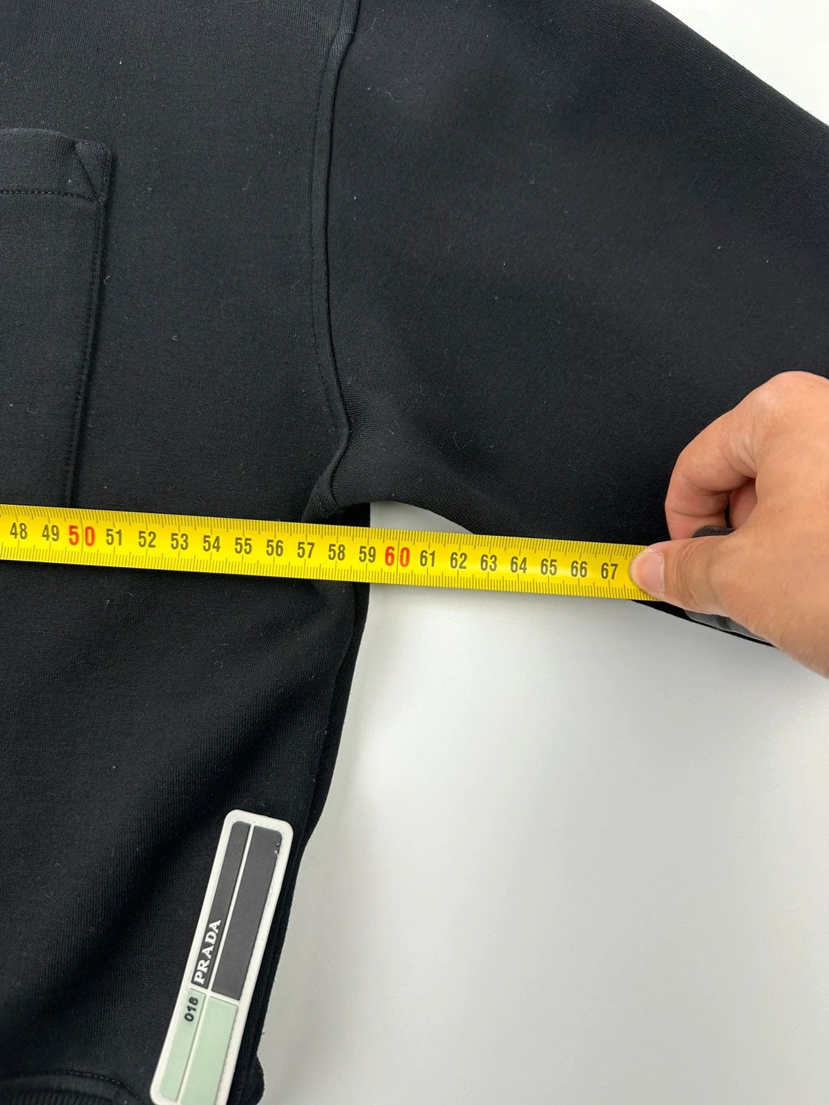 Prada Prada Milano SS2018 Crop Black Sweater Pockets Size M / US 6-8 / IT 42-44 - 12 Thumbnail