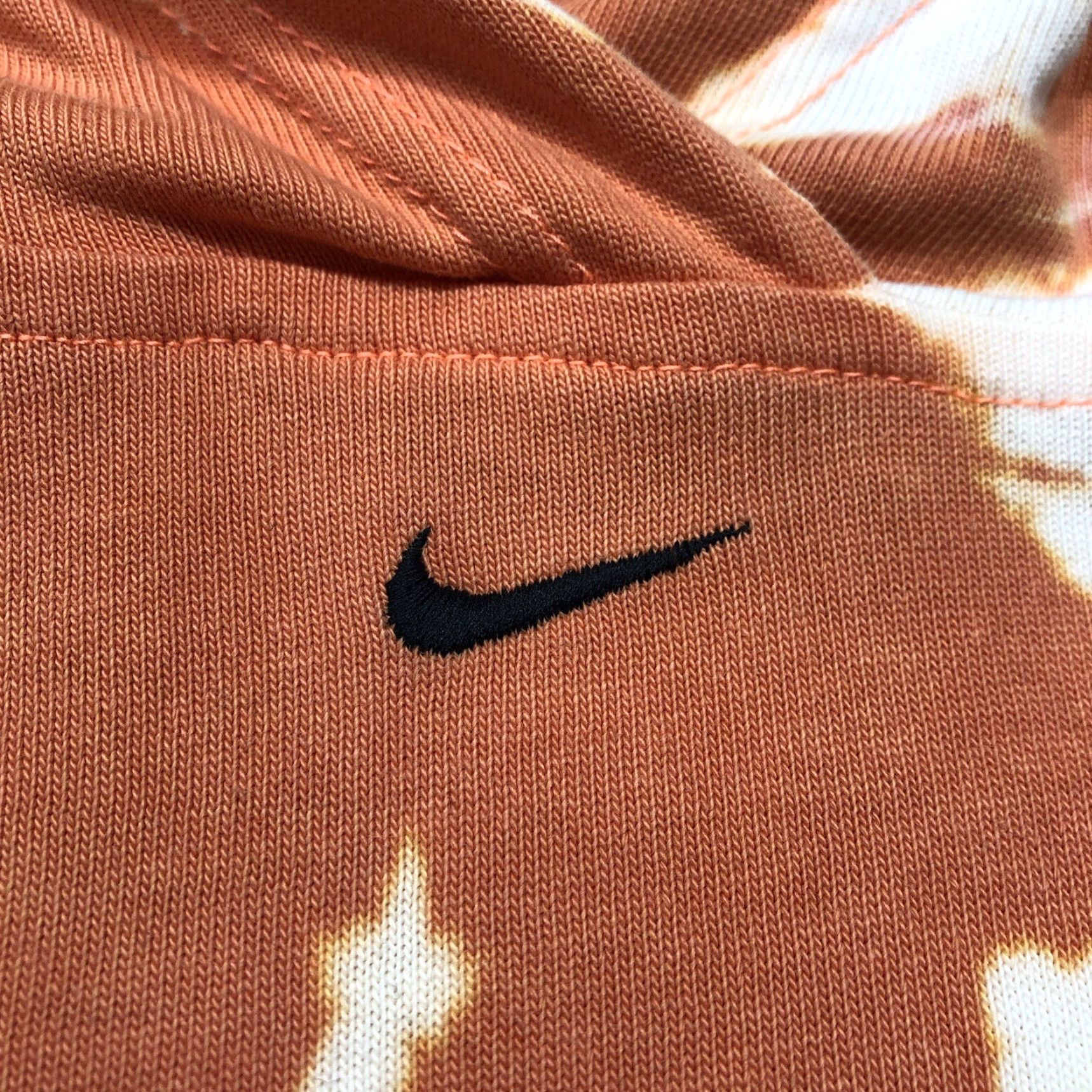 Nike Nike Hoodie Sweatshirt Womens Large Oversized Tie Dye Acid Wash Orange Size L / US 10 / IT 46 - 4 Thumbnail