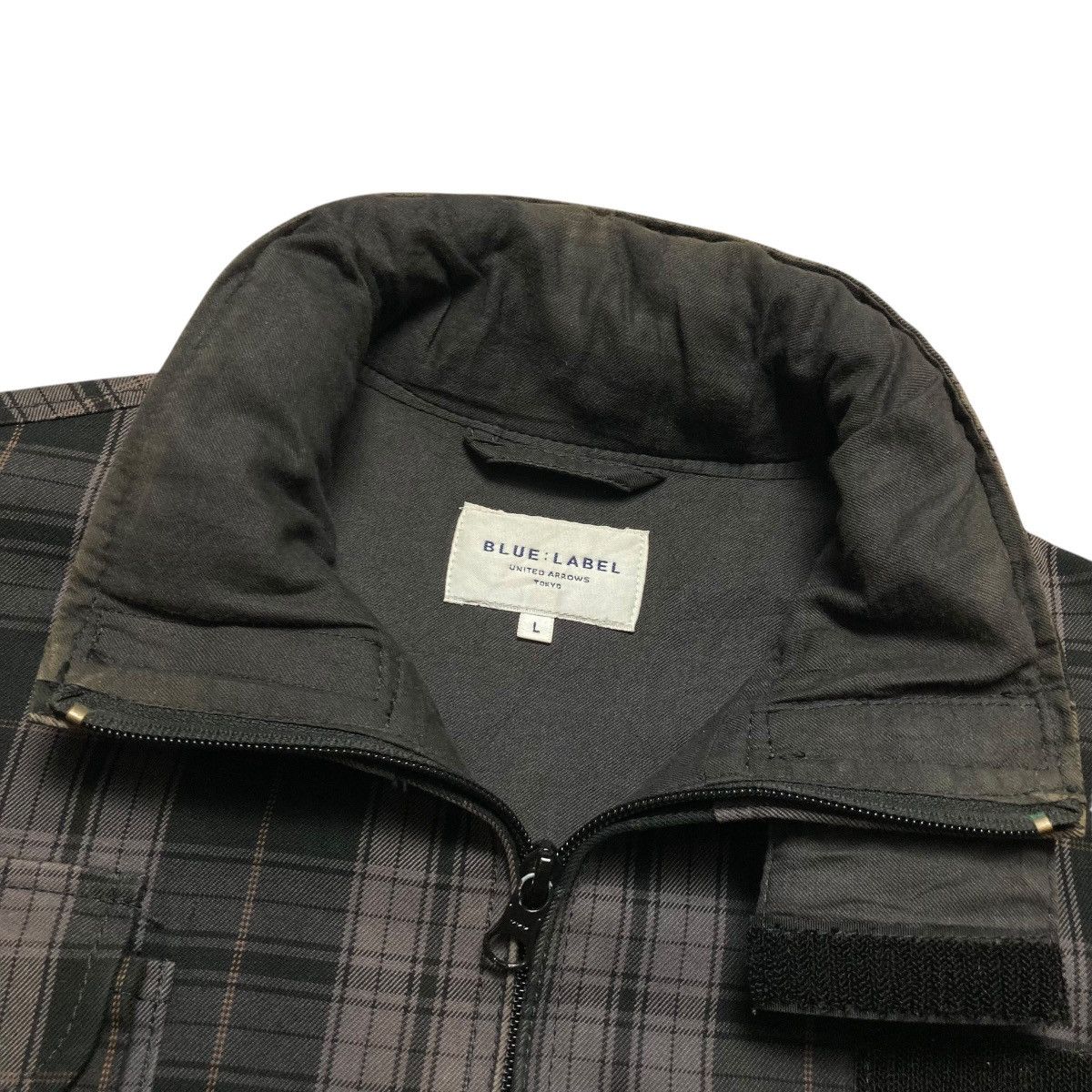 Japanese Brand UNITED ARROWS - Plaid 3D Multi Pocket Utility Hunting Jacket Size US L / EU 52-54 / 3 - 11 Thumbnail