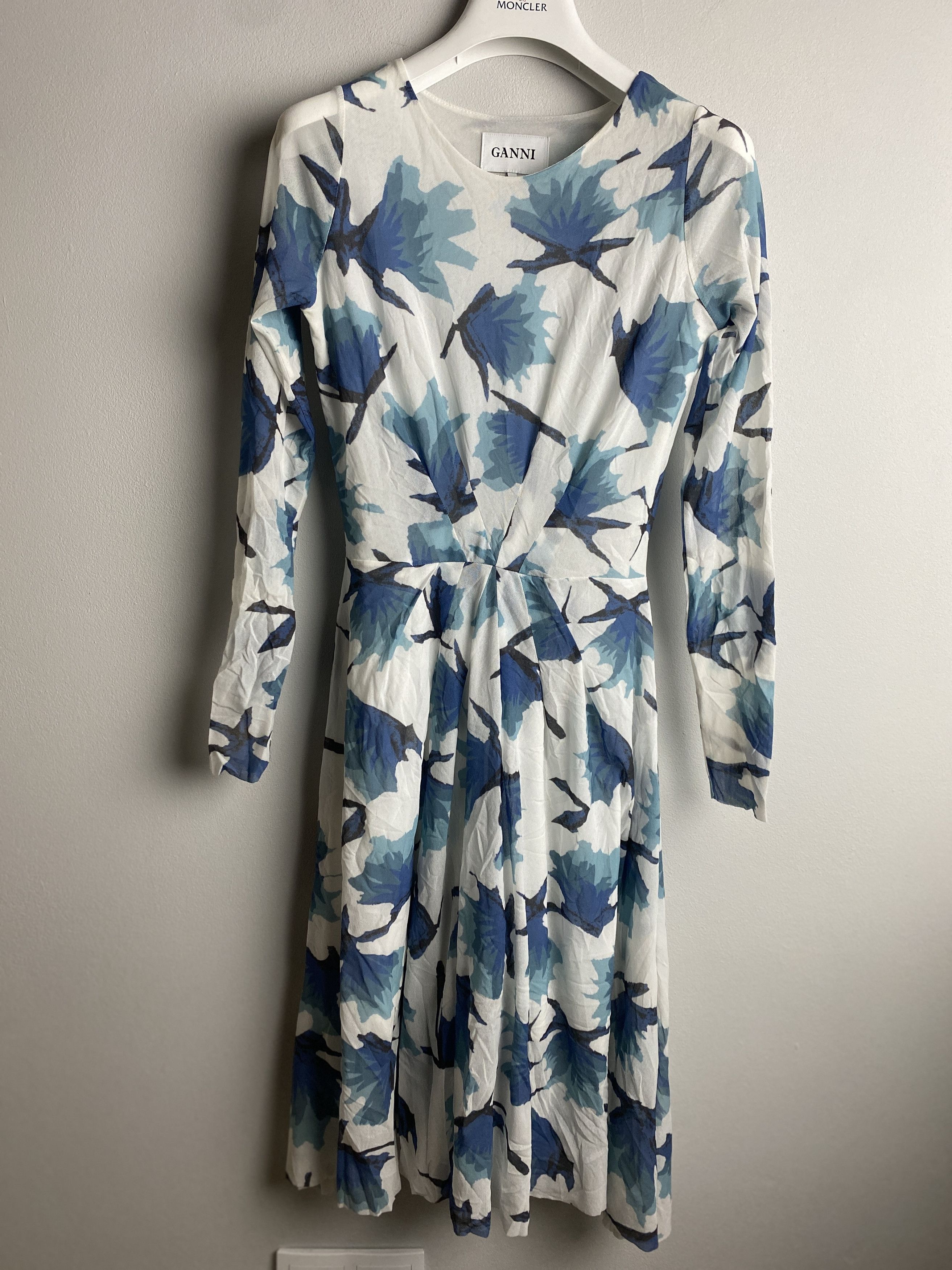 Ganni Ganni Laguna Mesh floral dress polyamide nylon Size XS / US 0-2 / IT 36-38 - 1 Thumbnail