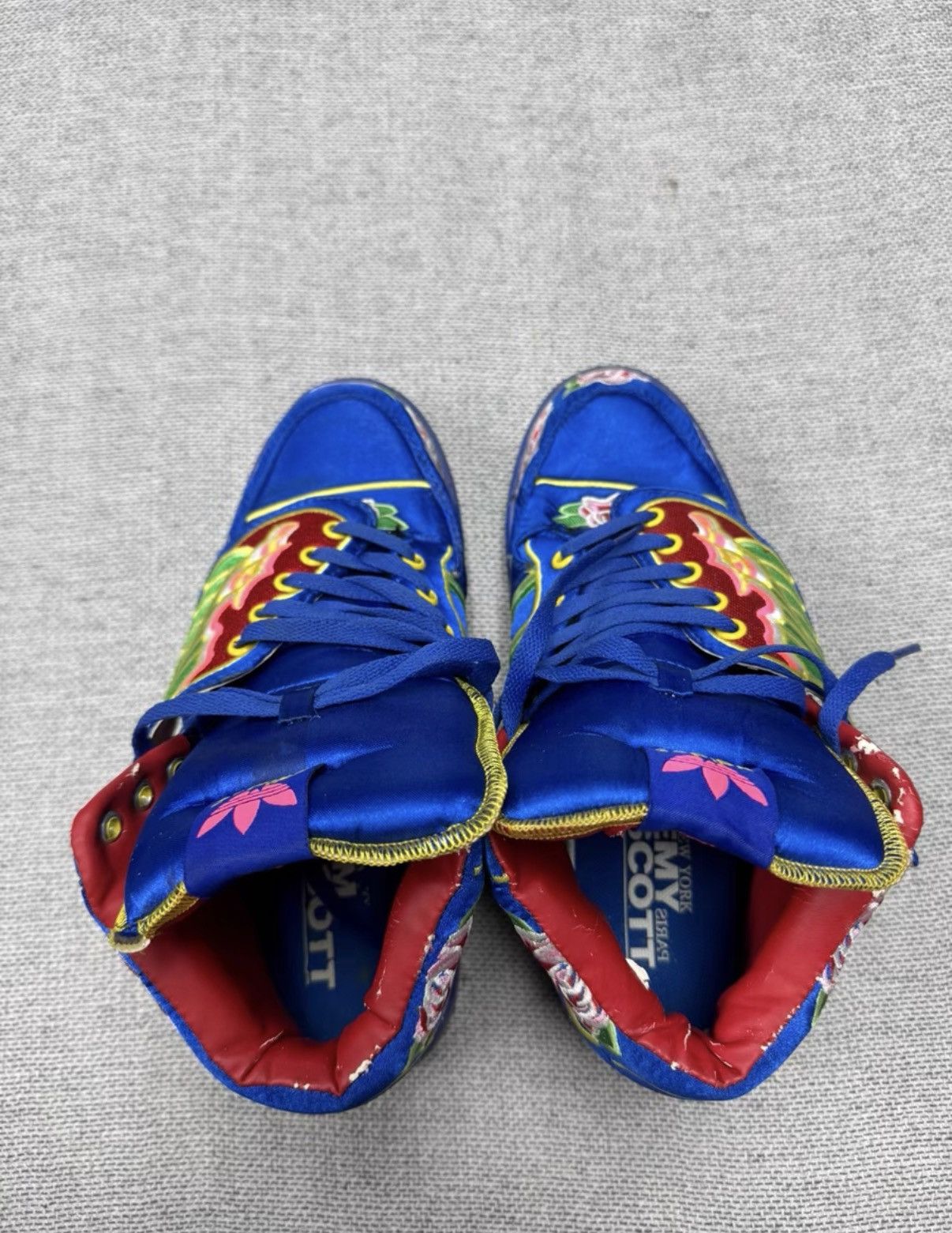 Adidas Adidas Jeremy Scott JS Wings Floral Q21475 K37 Size US 8.5 / EU 41-42 - 4 Thumbnail