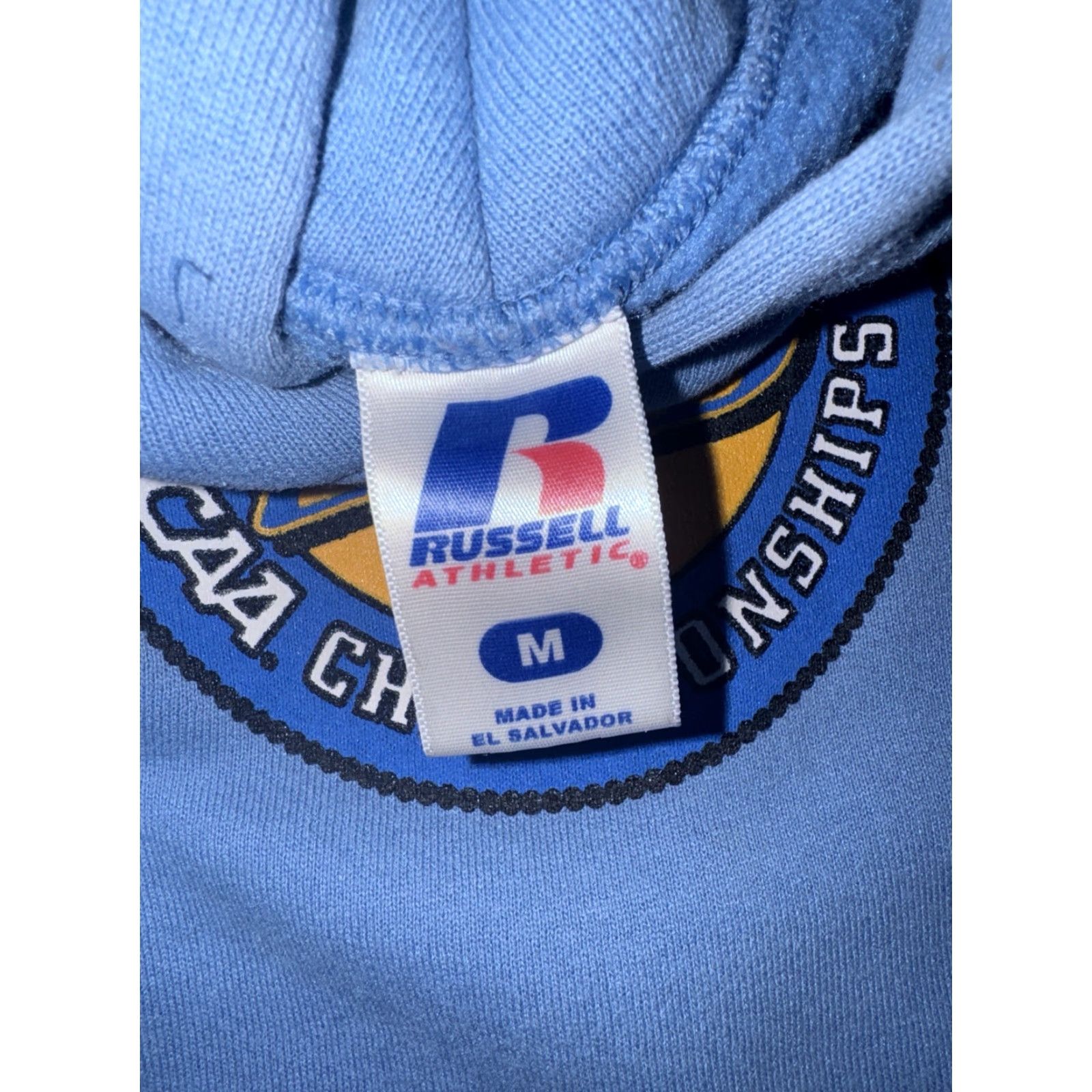Russell Athletic VINTAGE UCLA Hoodie Men M Light Blue Russell Athletic Pullover Logo 90s Fans Showcase Size US M / EU 48-50 / 2 - 4 Thumbnail