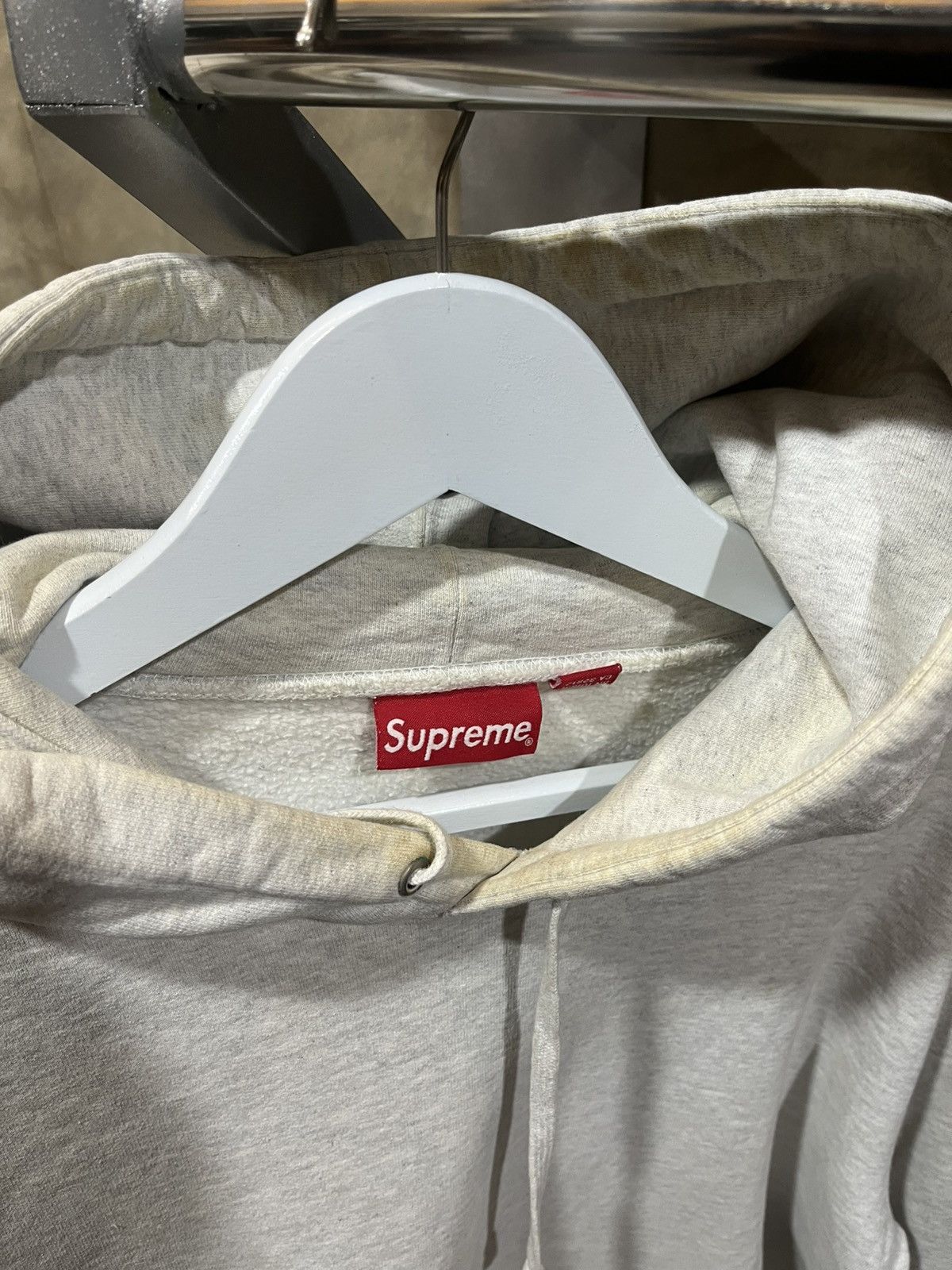 Supreme Supreme Text Rib Hooded Sweatshirt Size US XL / EU 56 / 4 - 3 Thumbnail