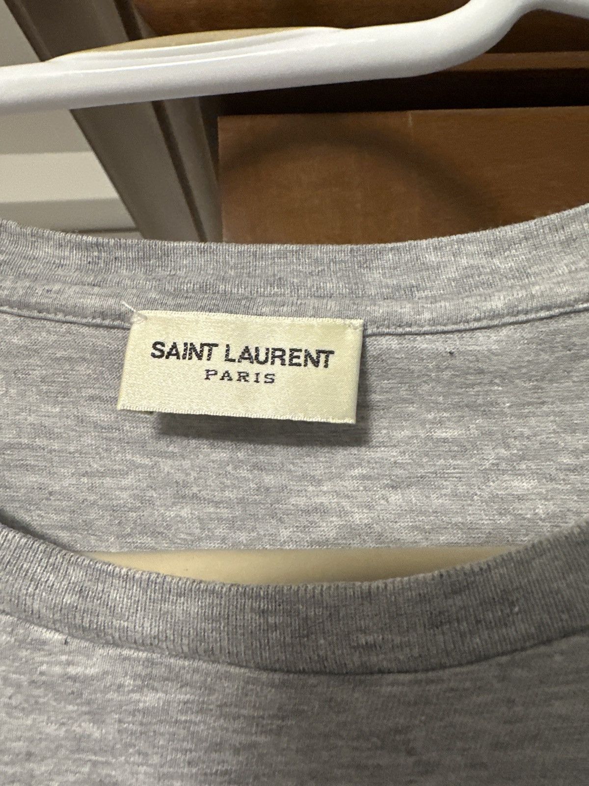 Saint Laurent Paris Saint Laurent tee Size US S / EU 44-46 / 1 - 2 Thumbnail