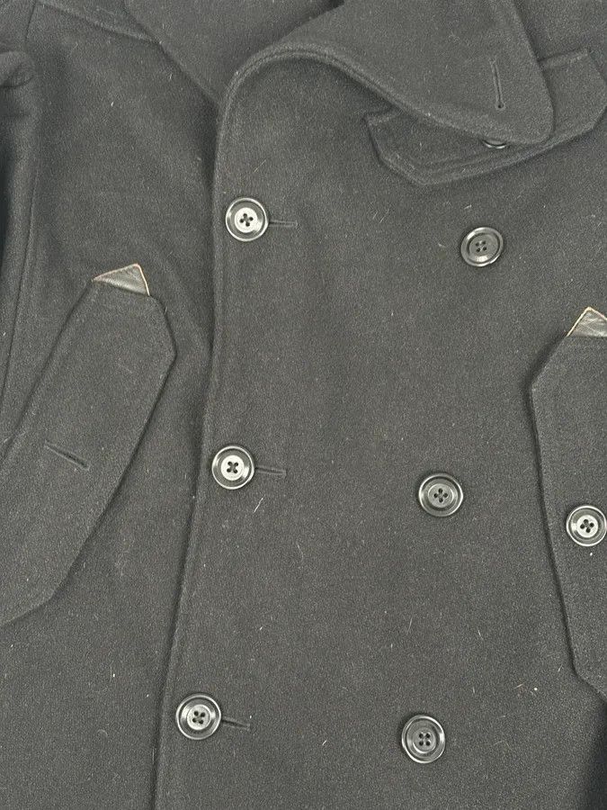 Diesel 2000s Diesel Black Classy Wool Caban Jacket Size US L / EU 52-54 / 3 - 9 Thumbnail