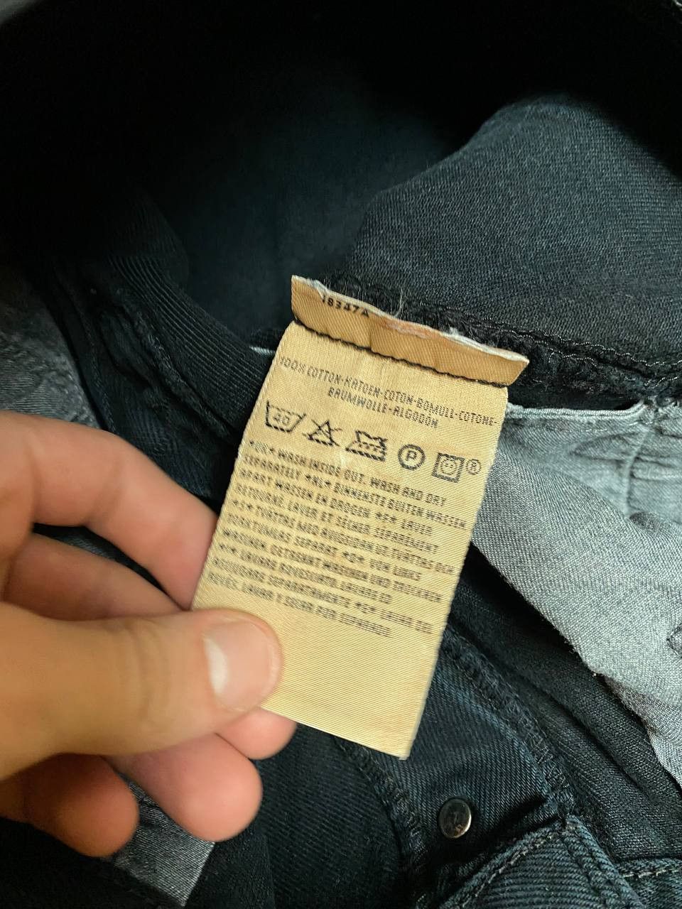 Levi's × Vintage Vintage 90s Levi's 501 Black Denim Opium Jeans Size US 34 / EU 50 - 3 Thumbnail