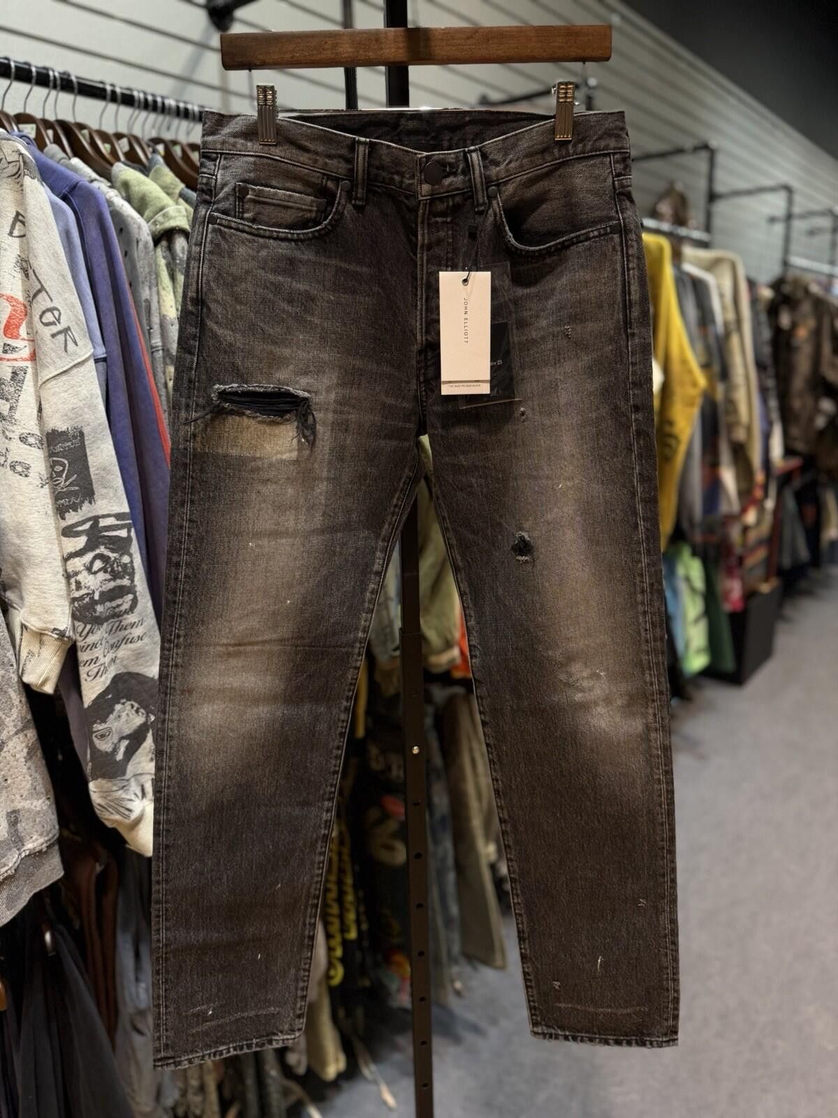 John Elliott John Elliot Jeans Size 30 Distressed Messy Look NEW W Tags Size US 30 / EU 46 - 1 Thumbnail
