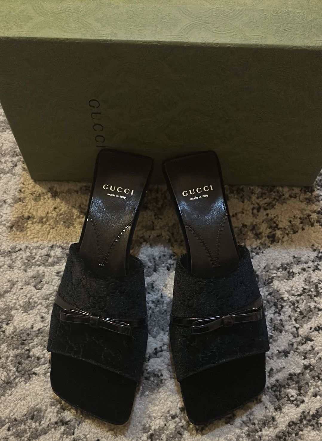 Gucci GUCCI Women's GG slide Sandal size 39 Size US 9 / IT 39 - 2 Thumbnail