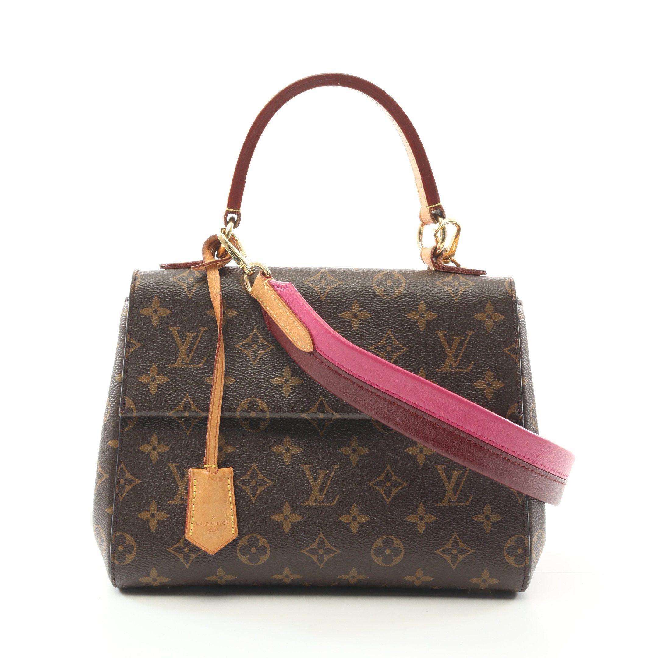 Louis Vuitton Louis Vuitton Cluny Bb Monogram Rose Handbag Leather Brown Size ONE SIZE - 1 Thumbnail