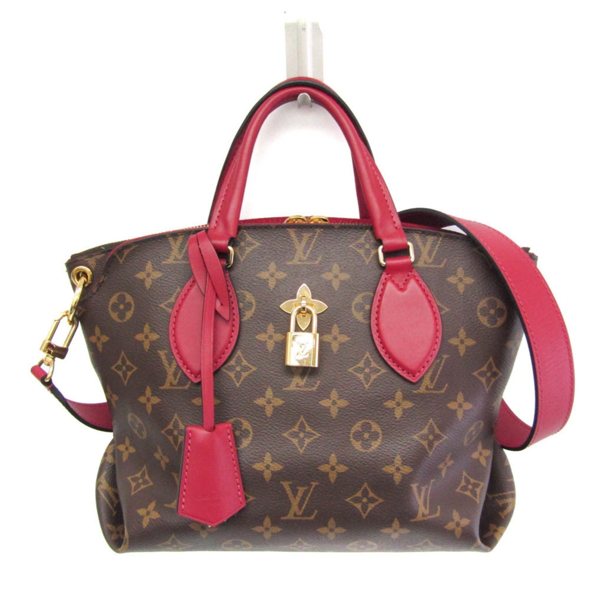 Louis Vuitton Flower Tote Brown Canvas Tote Bag (Pre-Owned) Size ONE SIZE - 1 Thumbnail