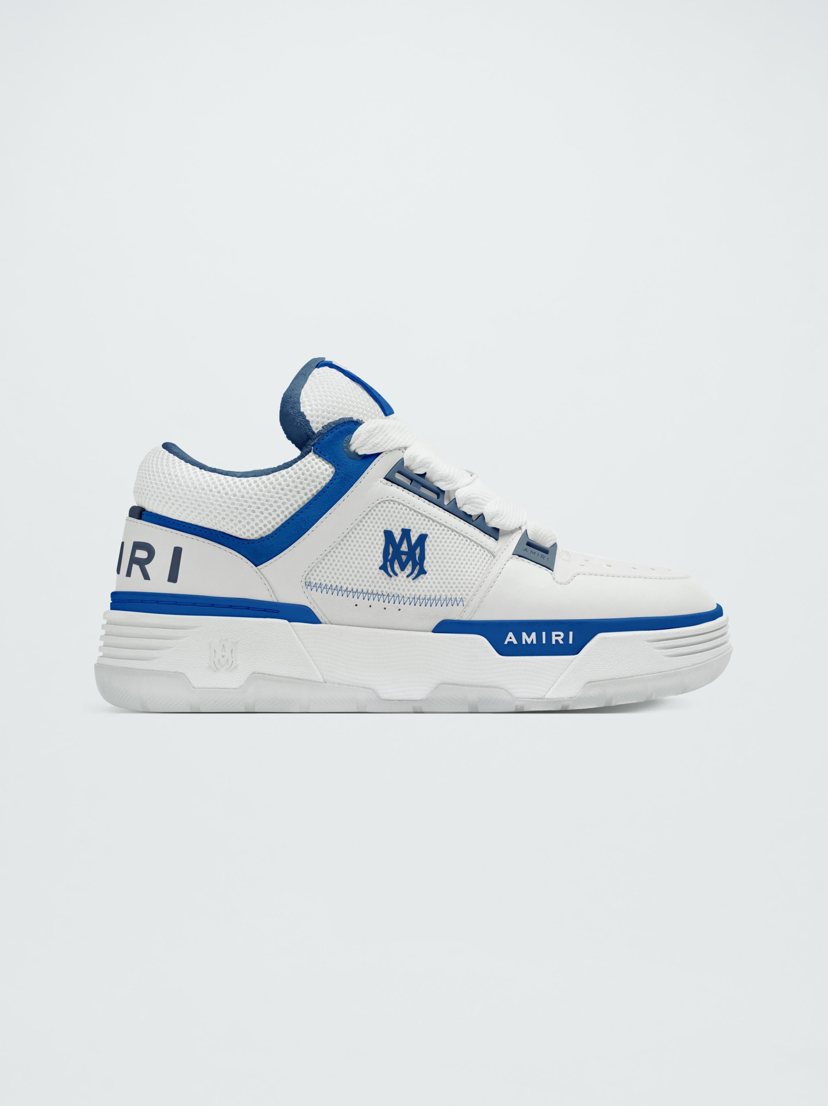 Amiri o1s1wg110325 MA-1 Low-Top Sneakers in White/Blue Size US 12 / EU 45 - 1 Thumbnail