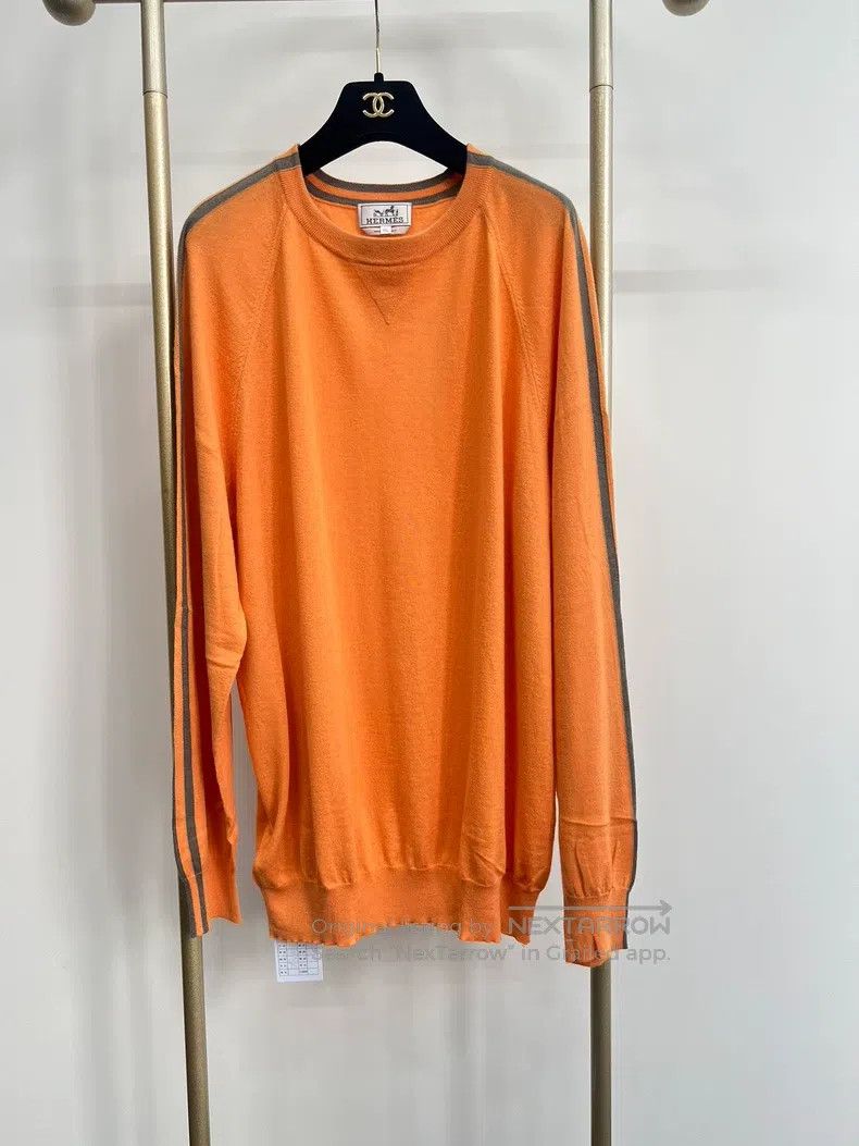 Hermes Hermes Knitted cashmere sweater Size US XXL / EU 58 / 5 - 1 Thumbnail