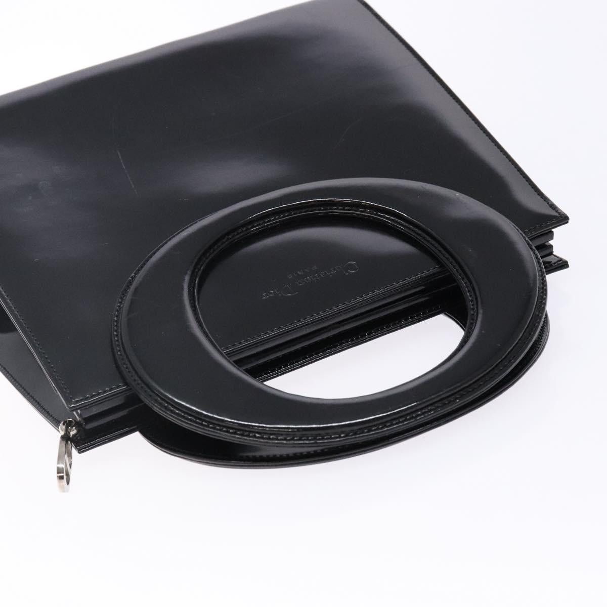 Dior DIOR Hand Bag Leather Black Gold Size ONE SIZE - 6 Thumbnail