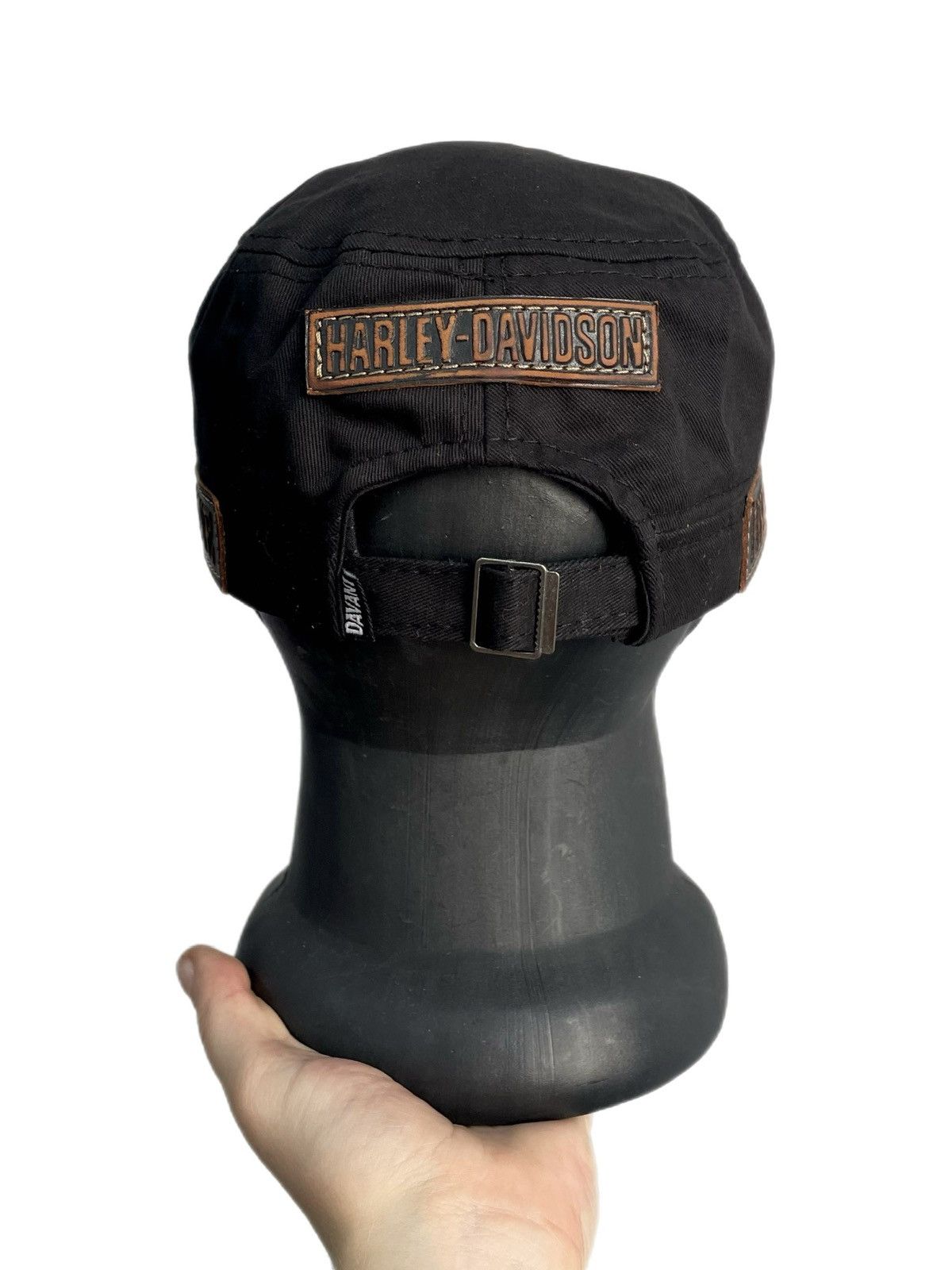 Harley Davidson Harley Davidson cross flame cap gothic moto y2k style Size ONE SIZE - 6 Thumbnail