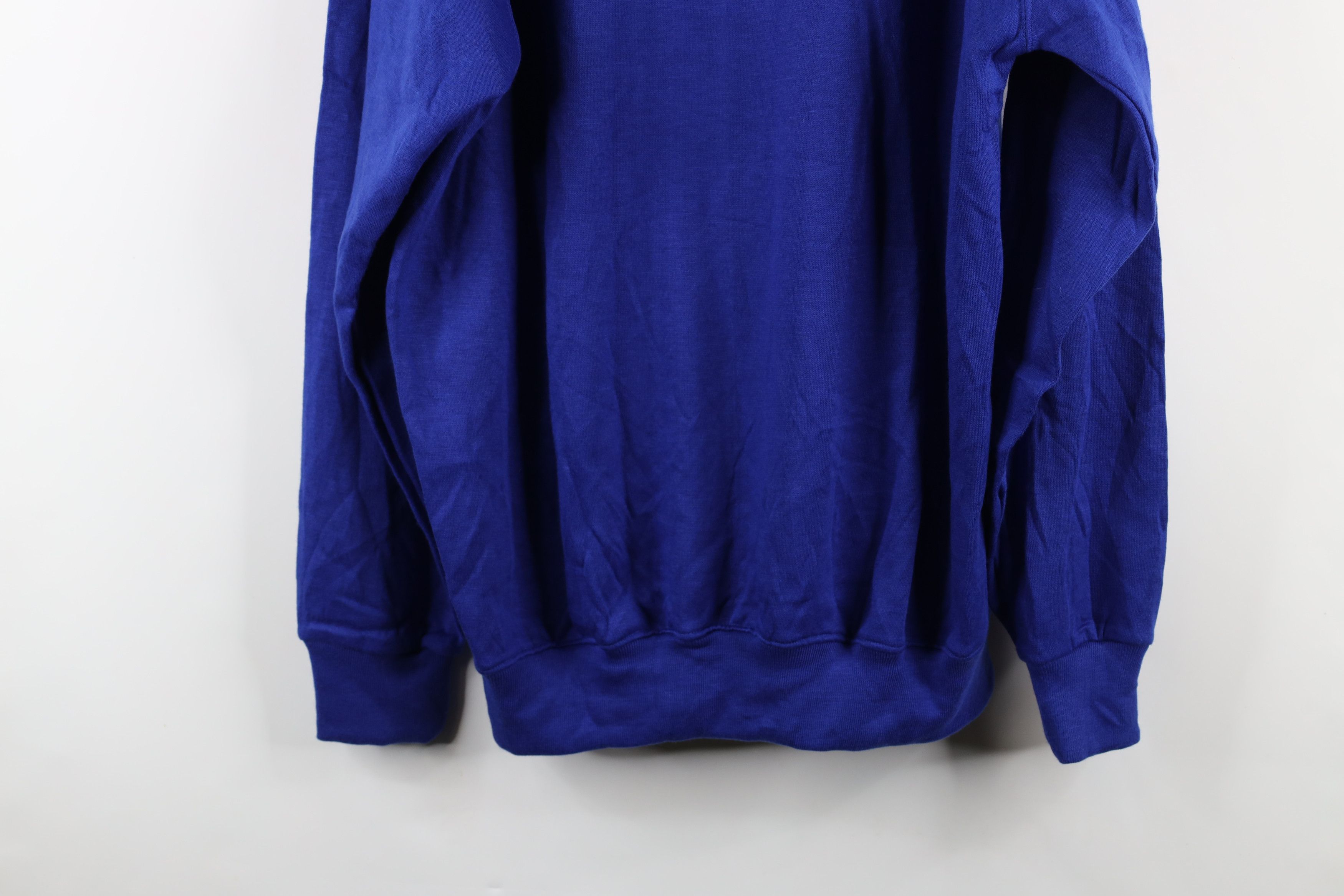 Vintage Deadstock Vintage 70s 80s Streetwear Hoodie Sweatshirt Blue Size US M / EU 48-50 / 2 - 13 Thumbnail