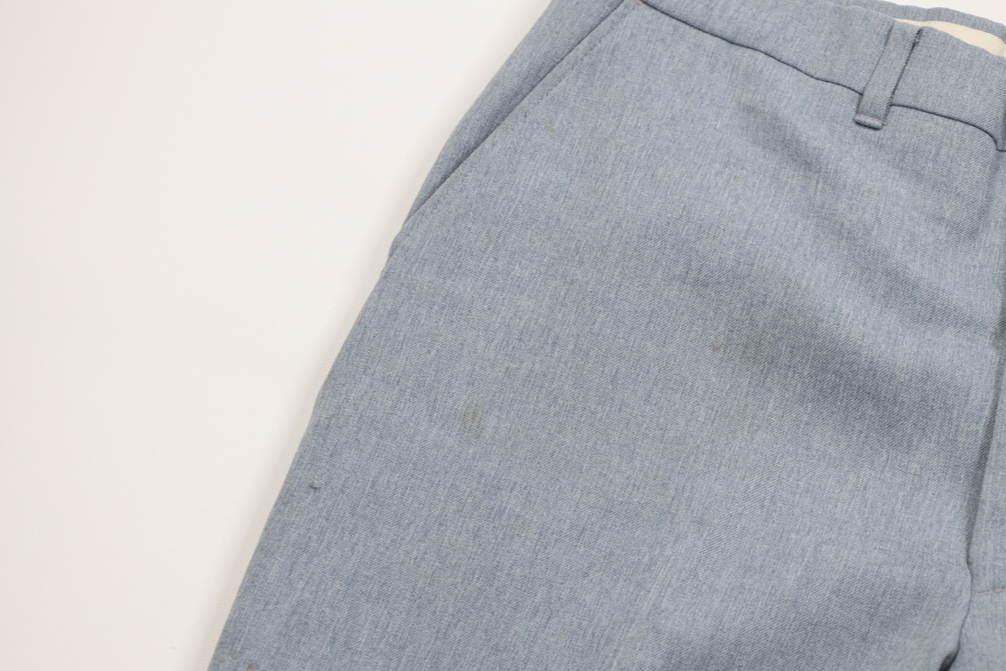 Vintage Vintage 70s Streetwear Chambray Wide Leg Chino Pants USA Size US 34 / EU 50 - 7 Thumbnail