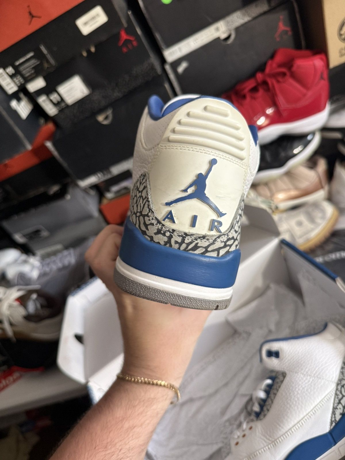Jordan Brand Jordan retro 3 wizard sz 12 Size US 12 / EU 45 - 4 Thumbnail