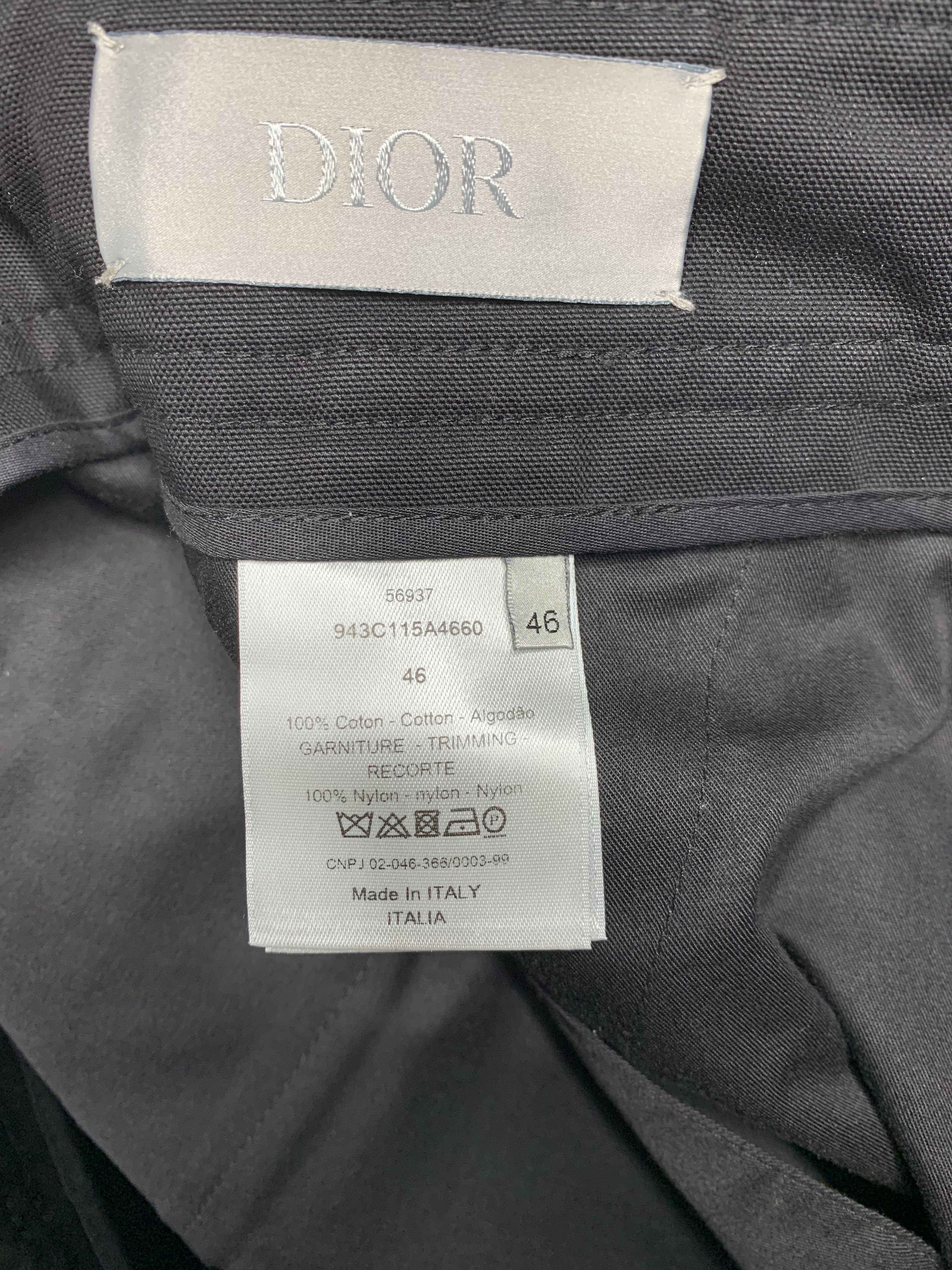 Dior Dior Cargo Black Pants Size US 30 / EU 46 - 7 Thumbnail