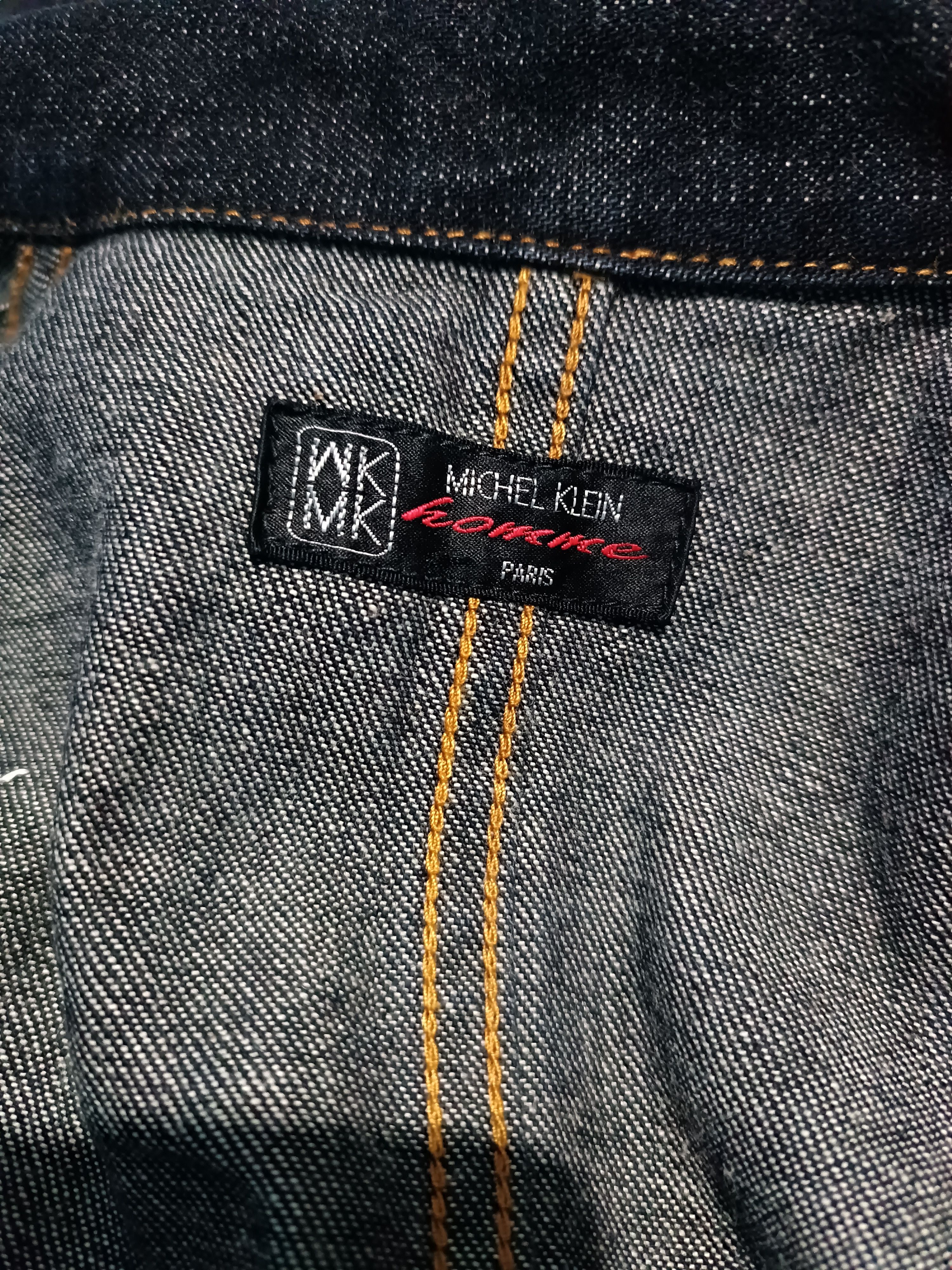 Michel Klein Michel Klien Homme Work Jacket Raw Denim Size US L / EU 52-54 / 3 - 5 Thumbnail