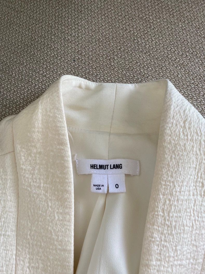 Helmut Lang Helmut Lang size 0Embossed WOOL SUIT COAT 2501-Nextarrow Size XS / US 0-2 / IT 36-38 - 4 Thumbnail