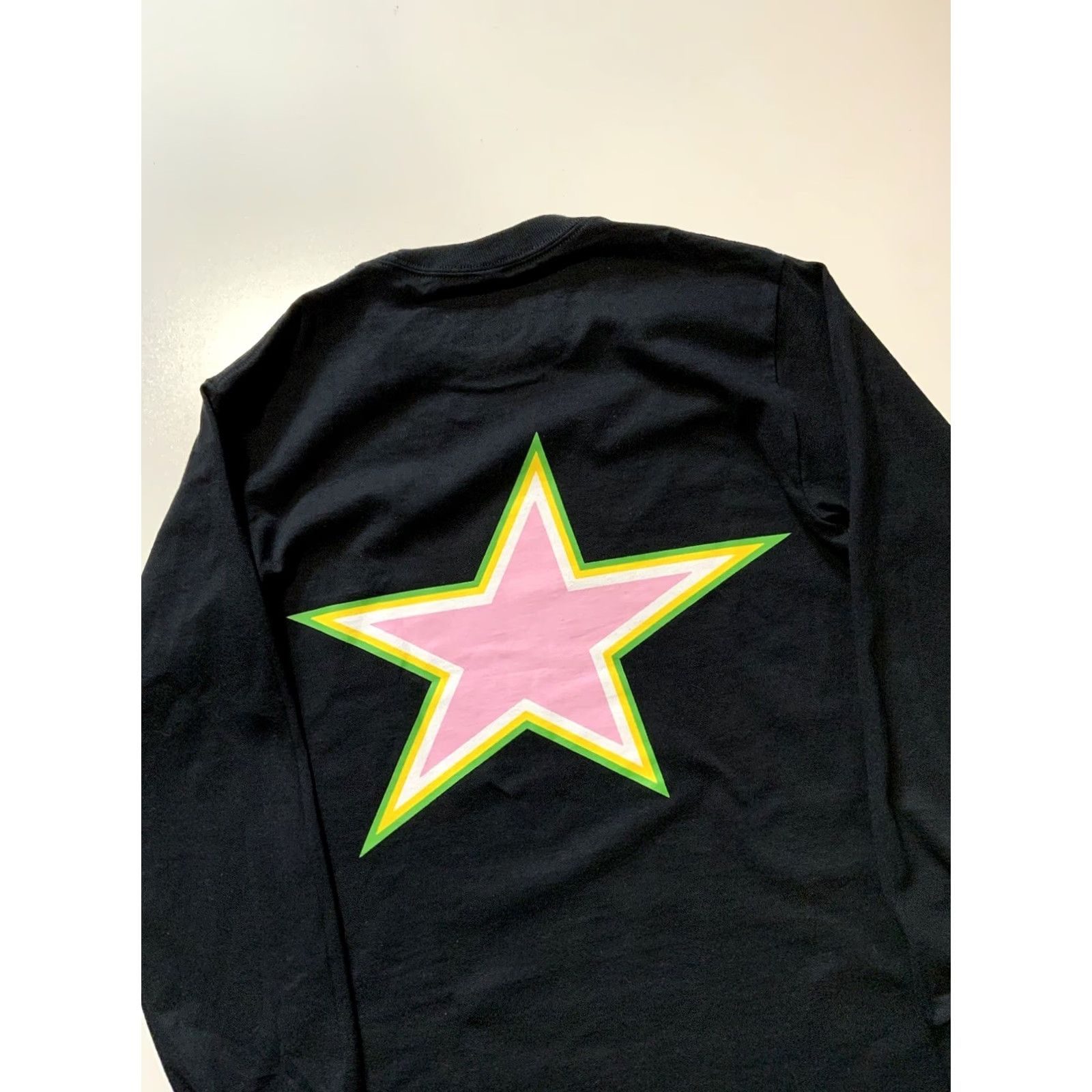 IDEA PizzaSlime Star Literally Have No Idea What To Say L/S Crew Black T-Shirt Sz. S Mens Small Shirt Stars Size US S / EU 44-46 / 1 - 5 Thumbnail