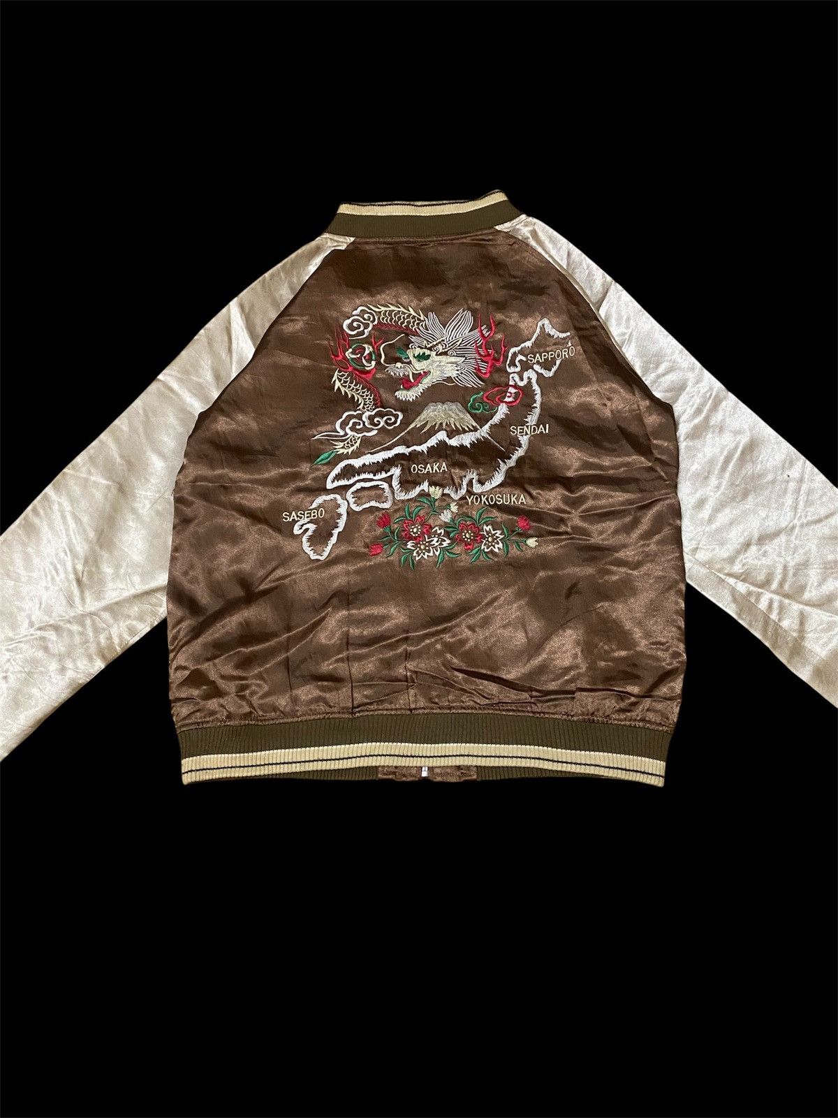 Other Sukajan Embroidery Flying Dragon Motive Souvenier Jacket Size US XL / EU 56 / 4 - 1 Thumbnail
