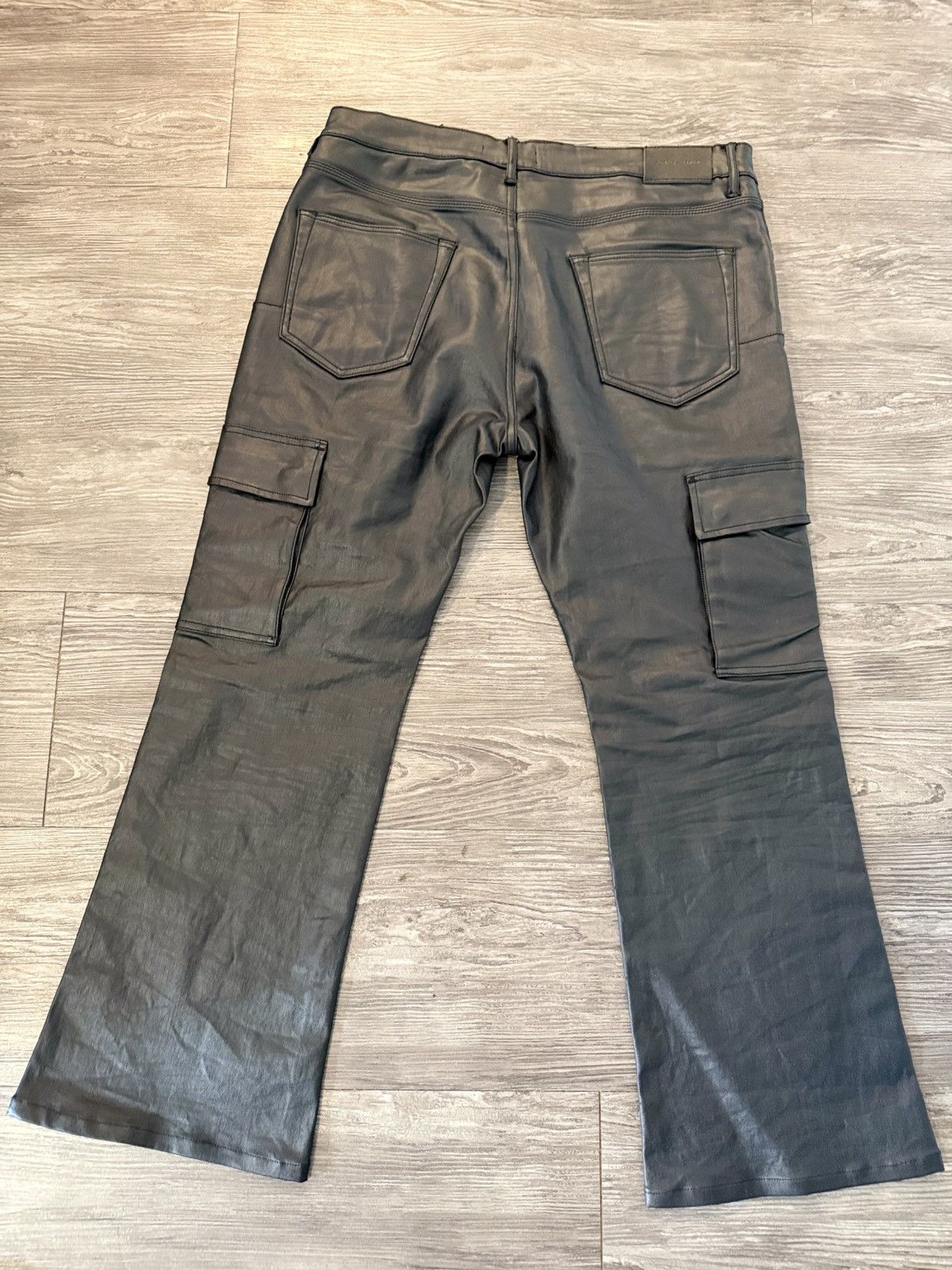 Purple Brand P001 Stretch Leather Black Beauty Size US 38 / EU 54 - 3 Thumbnail
