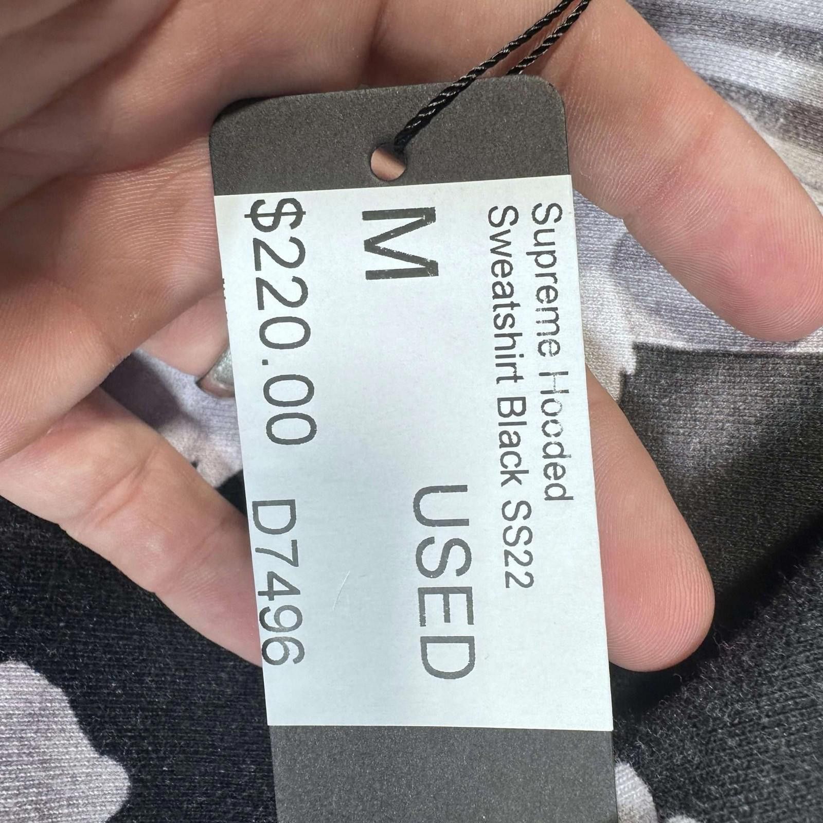 Supreme Supreme Hooded Sweatshirt Black SS22 D7496 Size US M / EU 48-50 / 2 - 5 Thumbnail