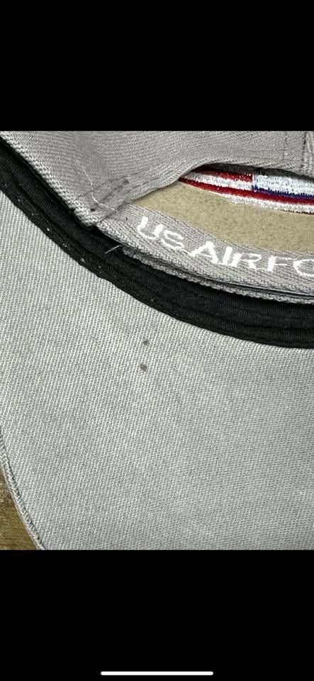 Designer US AIR FORCE Embroidered Cap Dad Hat Light Gray Size ONE SIZE - 4 Thumbnail
