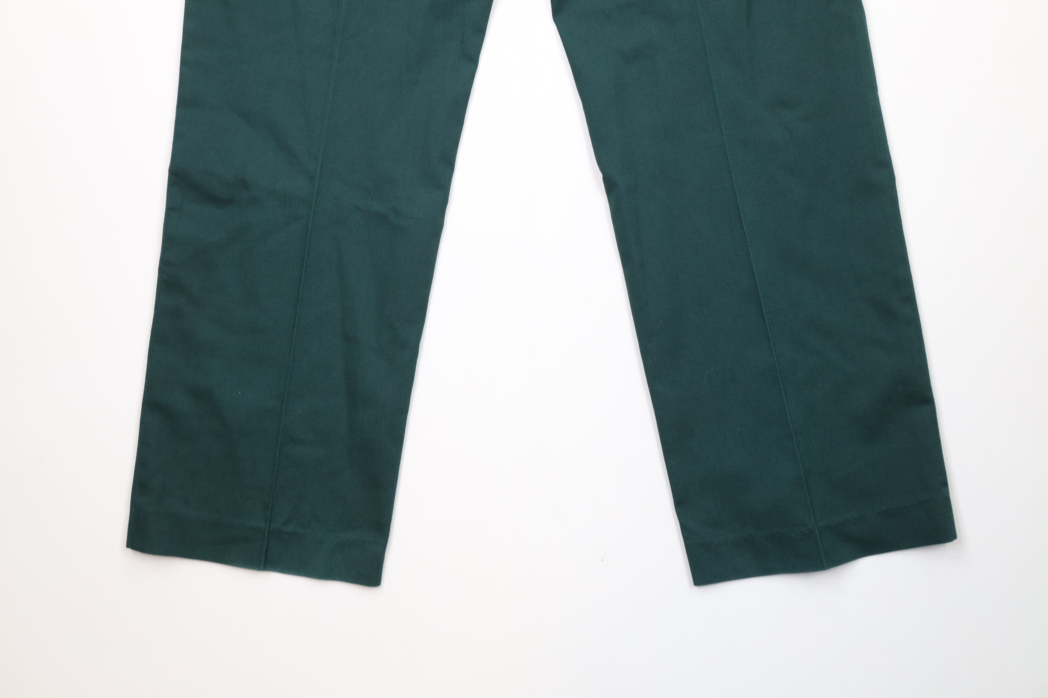 Vintage Vintage 90s Streetwear Knit Wide Leg Chino Pants Green USA Size US 36 / EU 52 - 12 Thumbnail