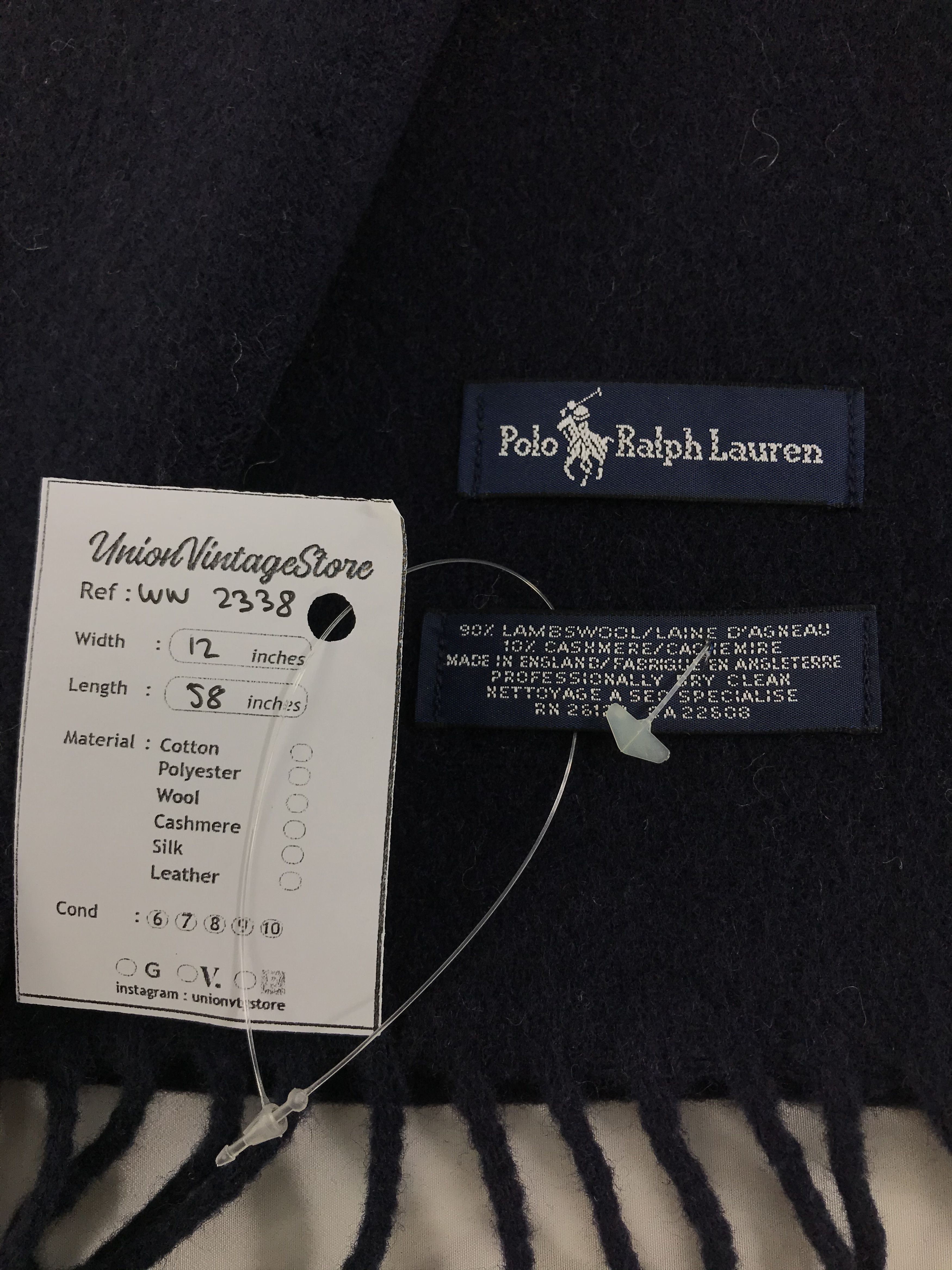 Polo Ralph Lauren × Vintage Polo Ralph Lauren Scarf / Muffler / Neckwear - WW2338 Size ONE SIZE - 5 Thumbnail
