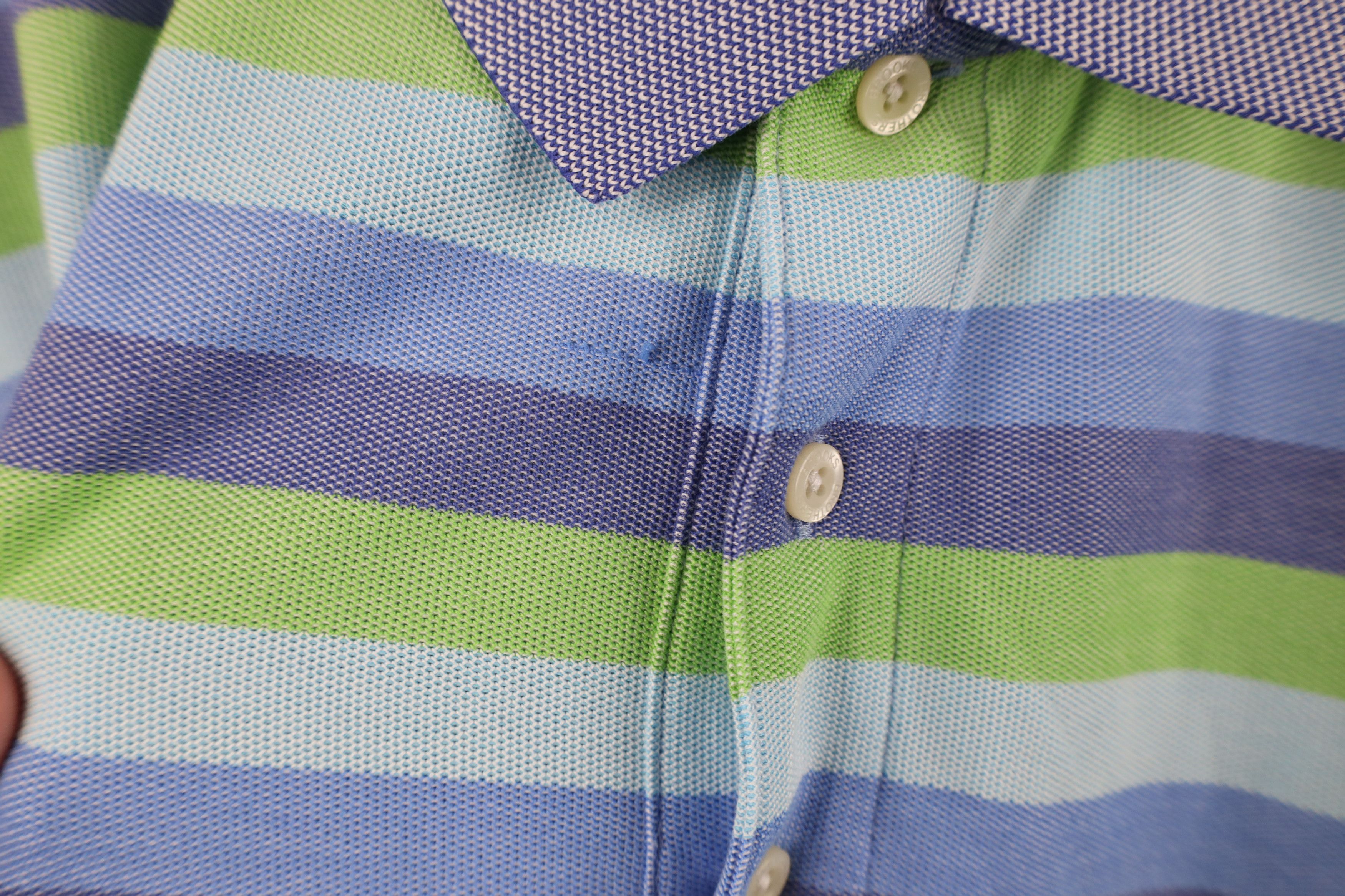 Brooks Brothers Brooks Brothers x St Andrews Links Block Golf Polo Shirt Size US XL / EU 56 / 4 - 7 Thumbnail