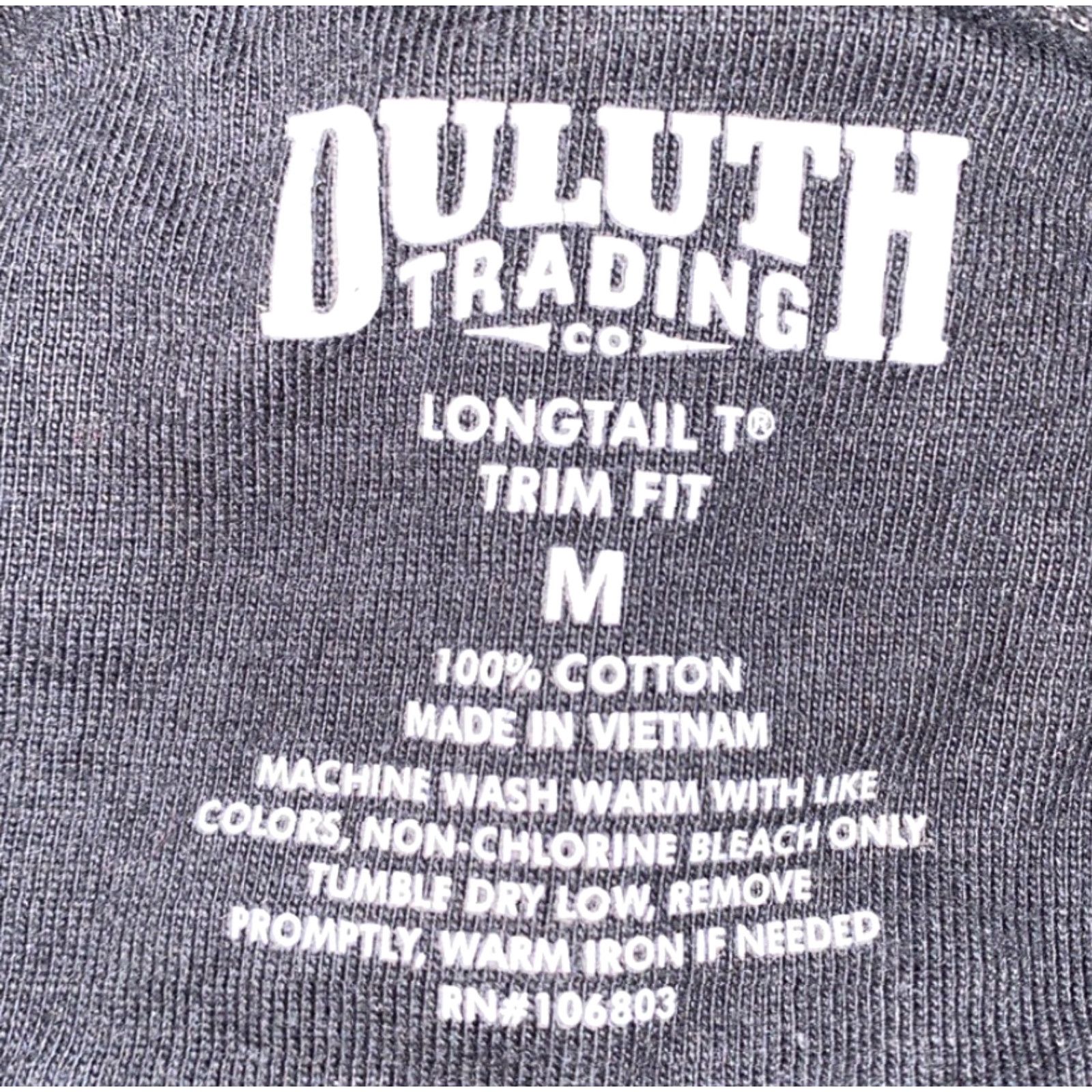 Duluth Trading Company Duluth Trading Co T-Shirt Mens Black Short Sleeve Size M Longtail T Shirt Regular Cotton Solid Men Size US M / EU 48-50 / 2 - 5 Thumbnail