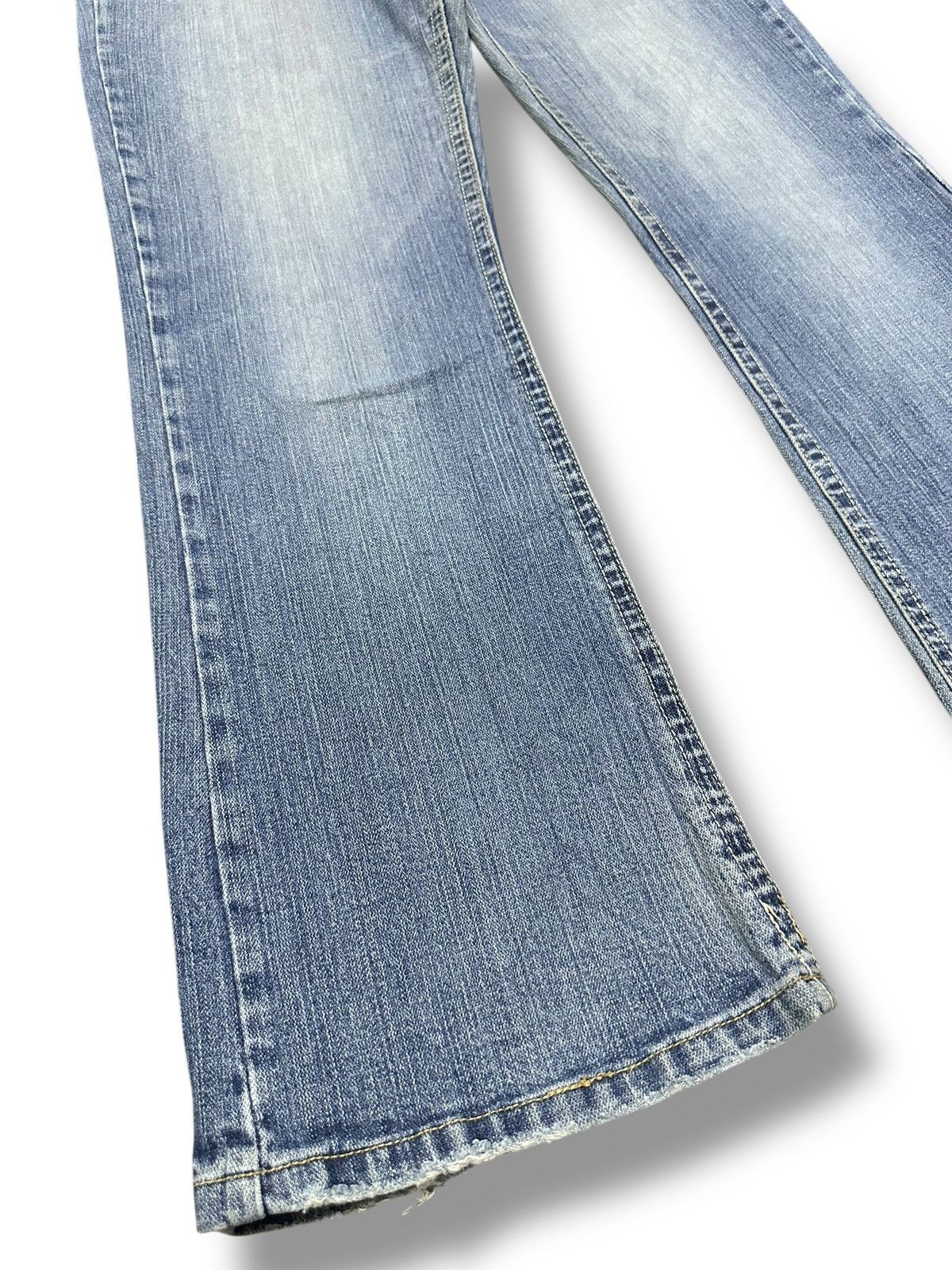 Other Vintage Distressed Limbo Denim Straight Leg Light BlueWash Size US 34 / EU 50 - 12 Thumbnail