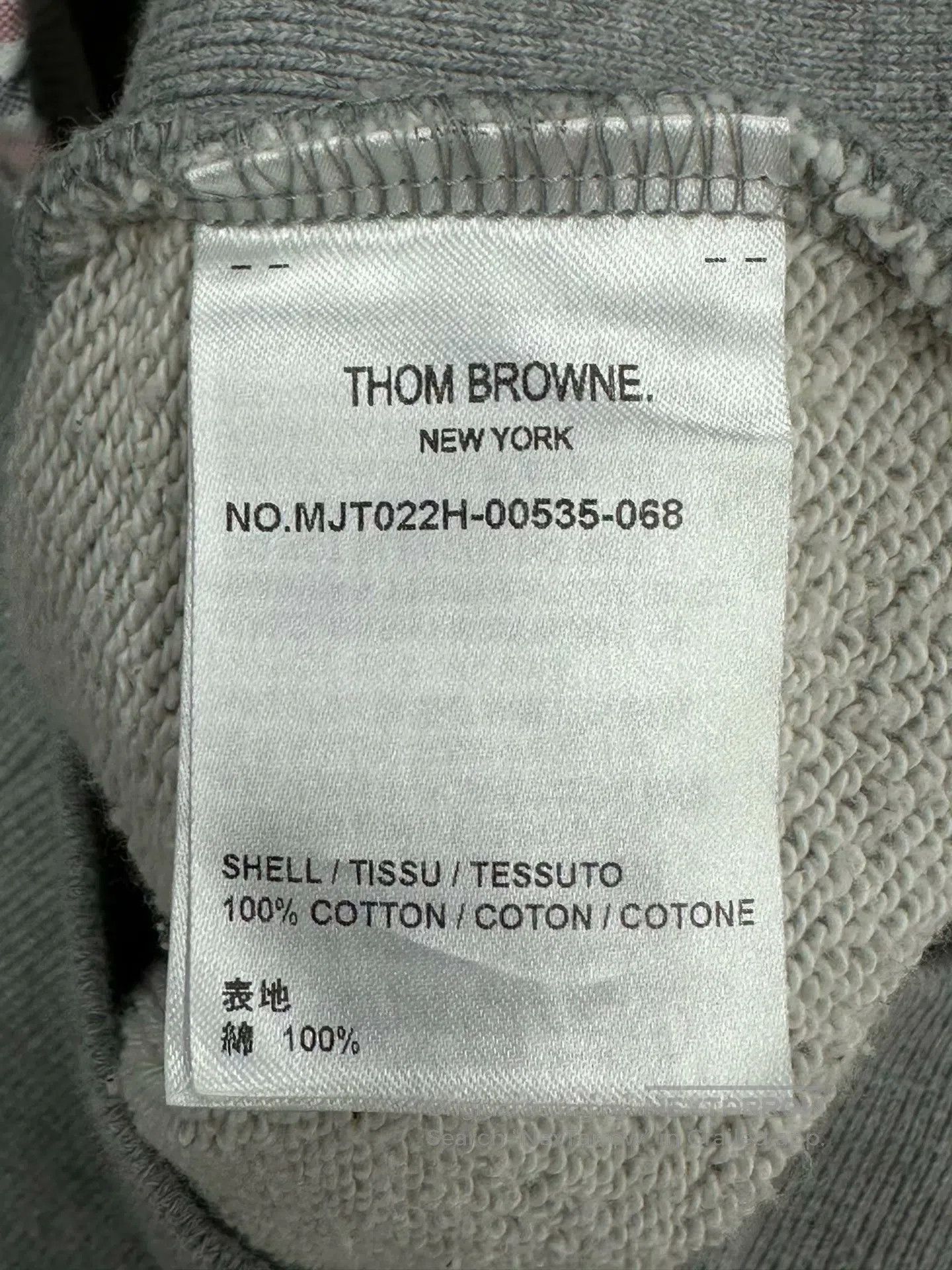 Thom Browne Thom Browne Gray classic four-stripe zipper hoodie jacket| Size US M / EU 48-50 / 2 - 4 Thumbnail