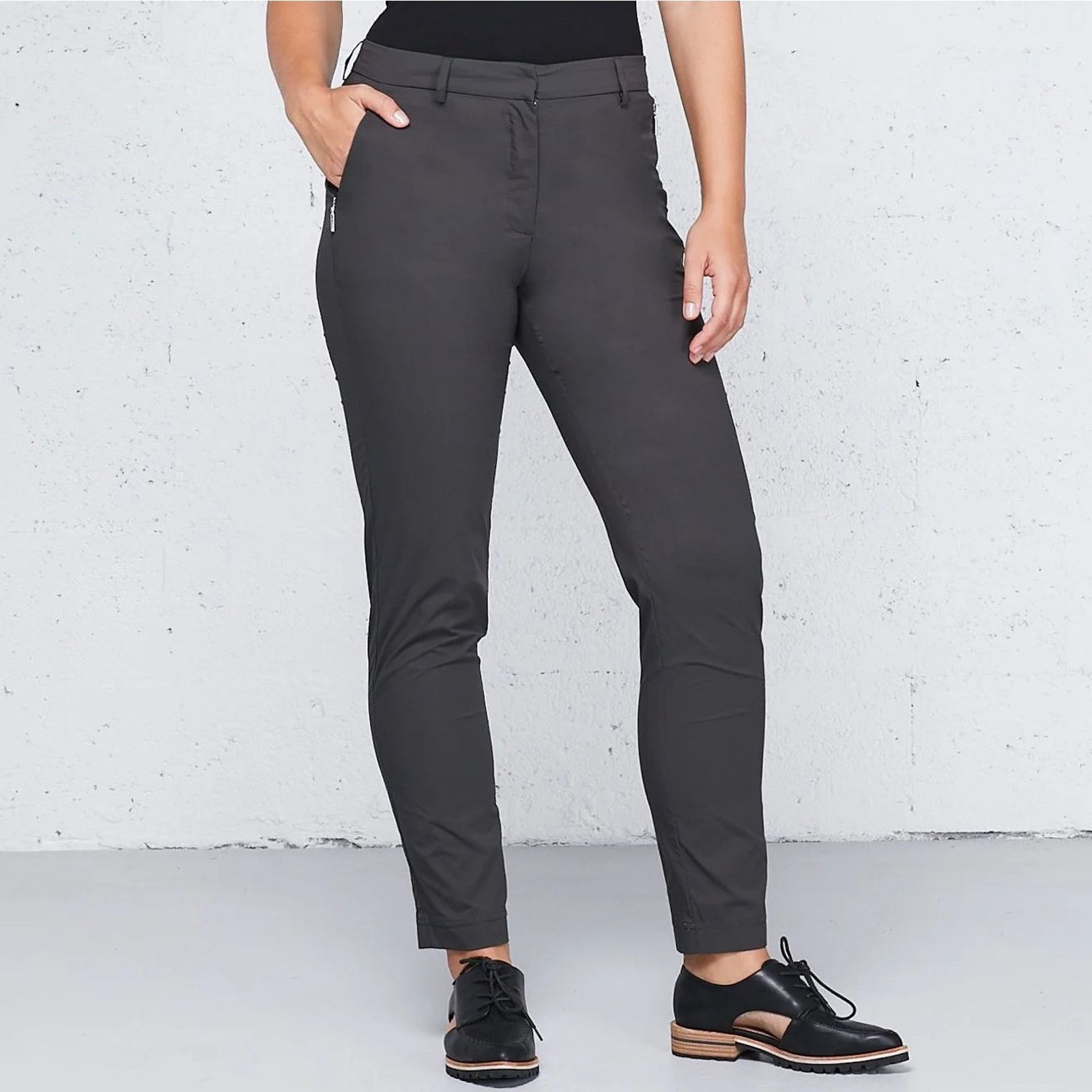Other Anatomie Thea Slim Straight Travel Golf Pant Gray Size M NWT Size 30" / US 8 / IT 44 - 3 Thumbnail