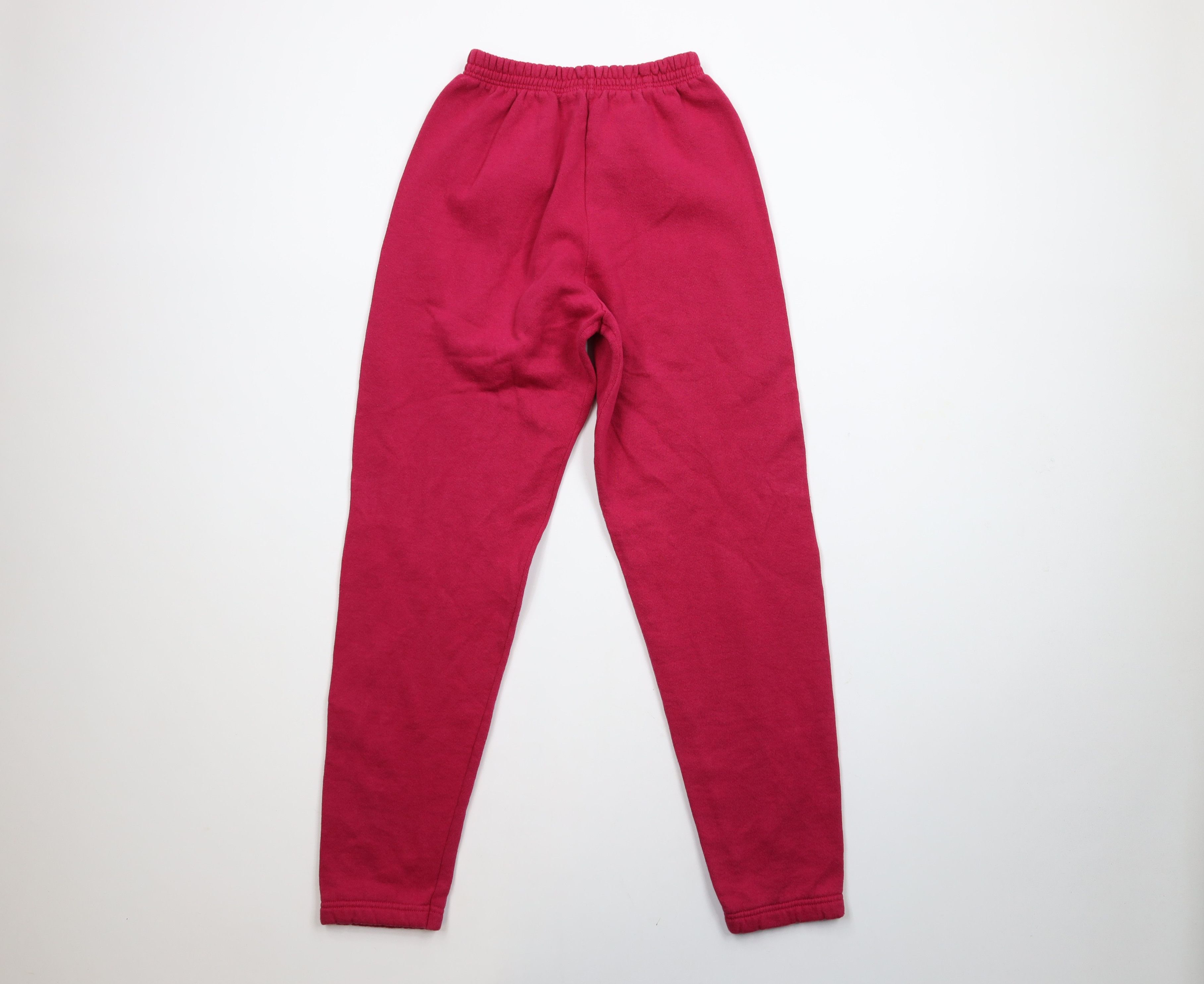 Vintage Vintage 90s Streetwear Blank Sweatpants Joggers Pink USA Size 22" - 8 Thumbnail