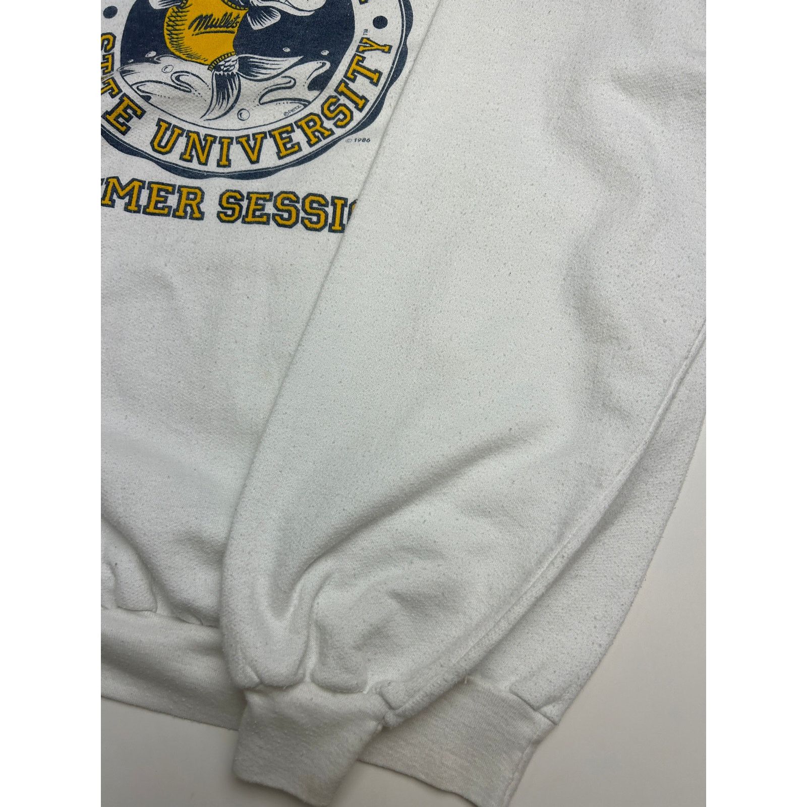 Vintage Vintage 1986 Myrtle Beach State University Mullets Crest L Size US L / EU 52-54 / 3 - 7 Thumbnail