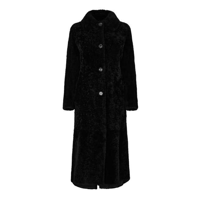 Bottega Veneta Bottega Veneta Relaxed Fit Coat in Black Size S / US 4 / IT 40 - 1 Thumbnail