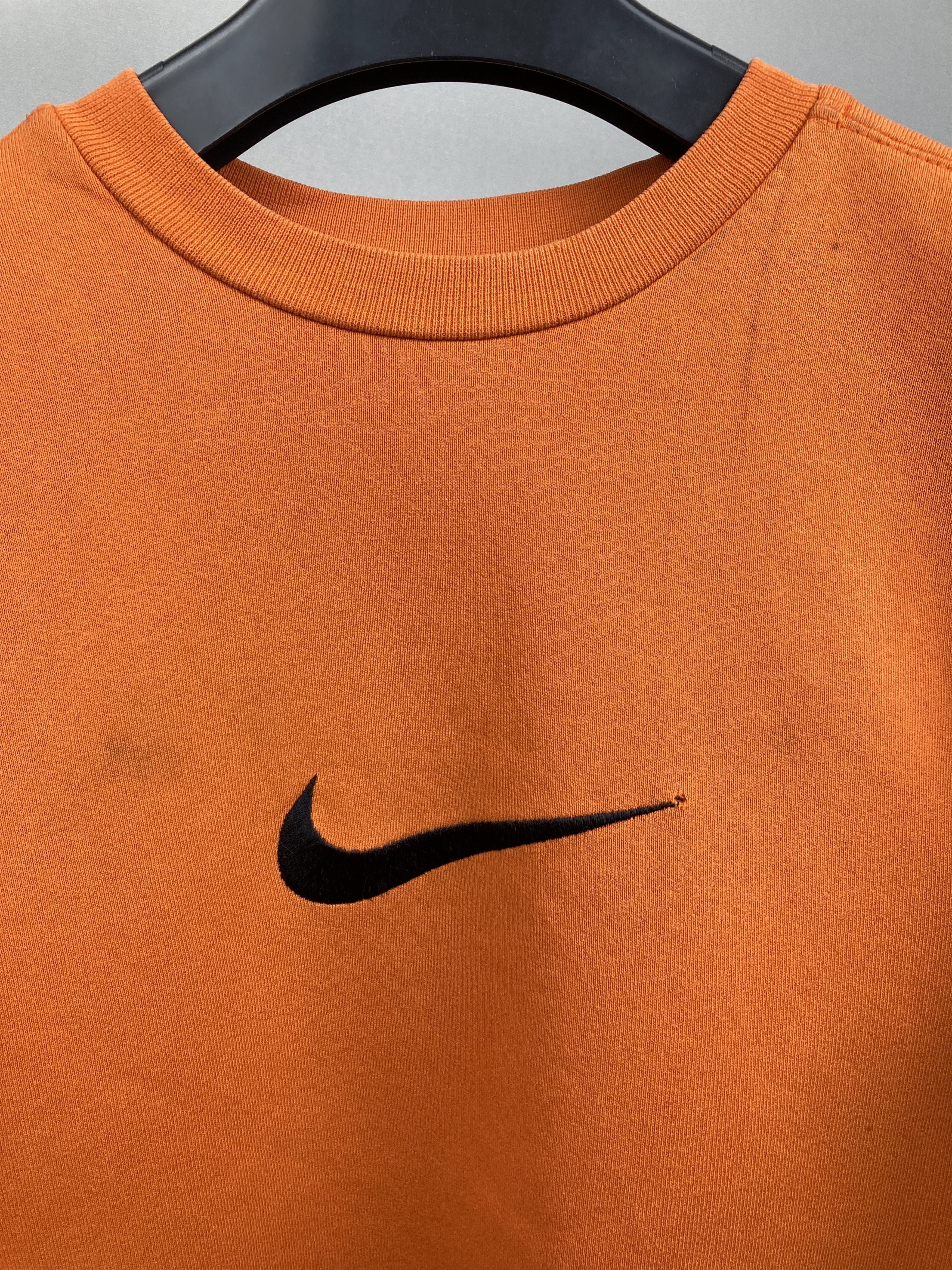 Nike 1990's USA Vintage Nike Big Embroidered Logo Crewneck Size US L / EU 52-54 / 3 - 3 Thumbnail