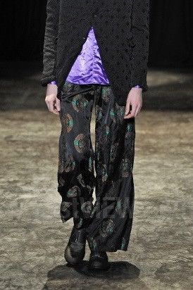 Comme des Garcons Homme Plus FW11 Comme Des Garcons Homme Plus Dragon Embroidered Pants Size US 31 - 1 Thumbnail