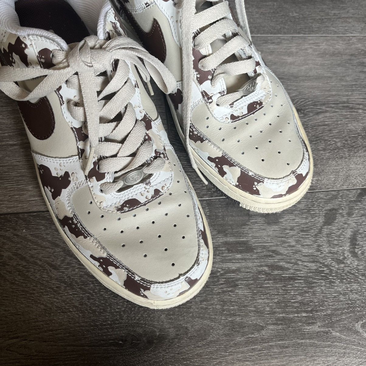 Nike Vintage 2006 Nike Air Force 1 Premium Birch Camo 310577-221 Size US 7 / EU 40 - 6 Thumbnail