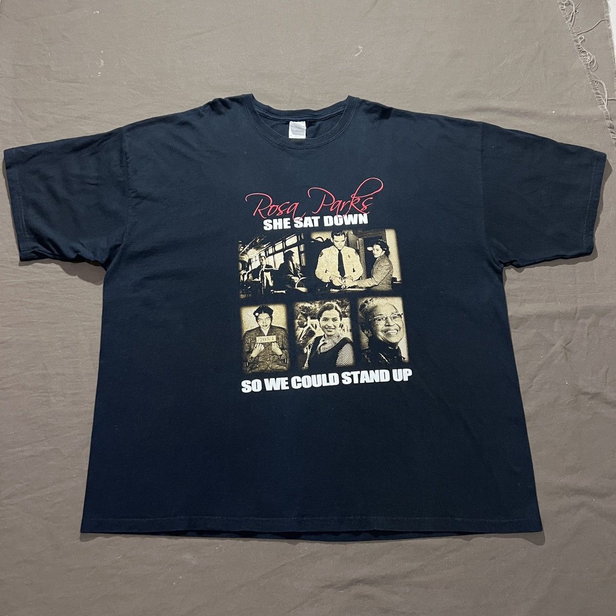 Rap Tees Vintage Y2K Rosa Parks Black History Tee 3XL Oversized Size US XXL / EU 58 / 5 - 2 Thumbnail