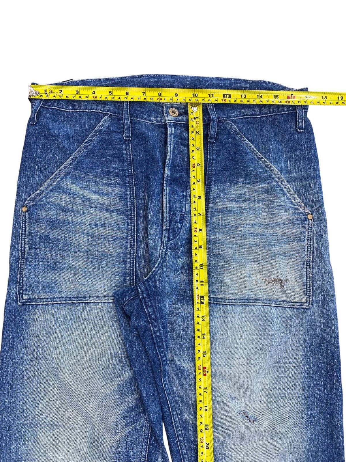Big John Big John Brand Faded Blue Wash Style Loose Jeans Size US 34 / EU 50 - 7 Thumbnail