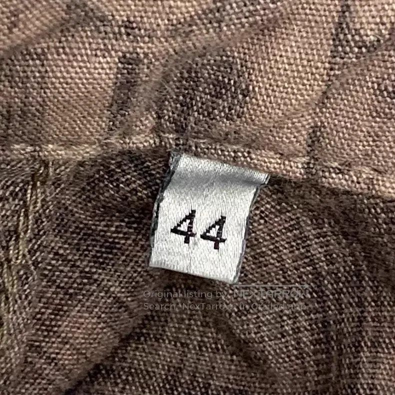 Dior Dior 22 brown logo jacquad full print cotton lapel single- Size US S / EU 44-46 / 1 - 6 Thumbnail