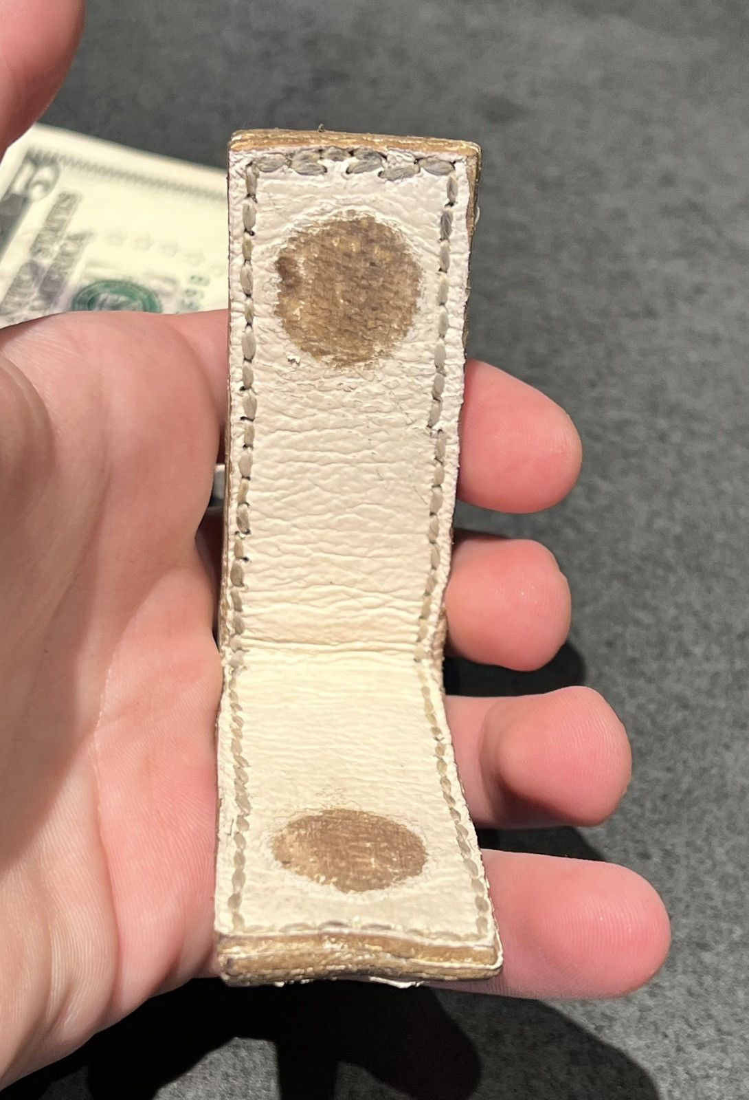 Other Avant-garde handcrafted leather money clip.🔖 Size ONE SIZE - 5 Thumbnail
