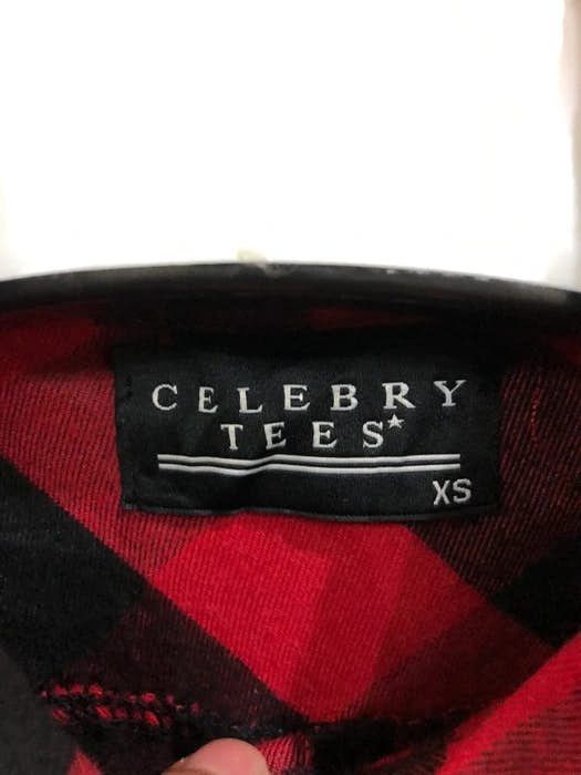 Japanese Brand Japanese Brand Celebry Tee’s Plaid Tartan Flannel Shirt 👕 Size US XS / EU 42 / 0 - 3 Thumbnail