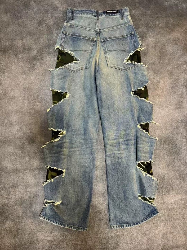 Balenciaga Balenciaga size XXS Tomorrow World Double Camouflage Cow K Size US 27 - 2 Thumbnail